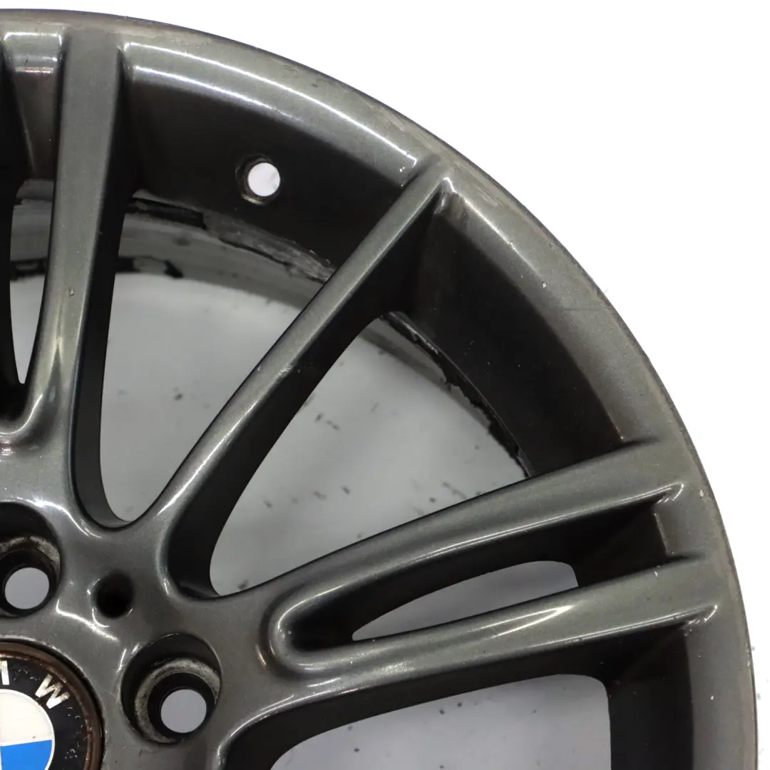 BMW E90 E91 Ferric Grey Front Alloy Wheel Rim 18" ET:34 8J M Spider Spoke 193