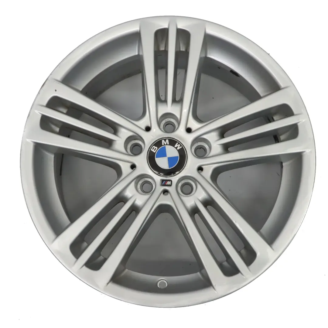 BMW X3 F25 X4 F26 Silberne Leicht Metall Felge 18" 8J ET:43 7844249