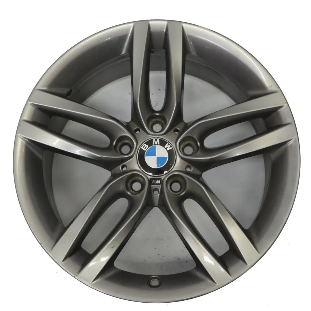 Llanta aleación trasera BMW F20 F21 Gris Férrico 18" 8J ET:52 M Doble Radio 461