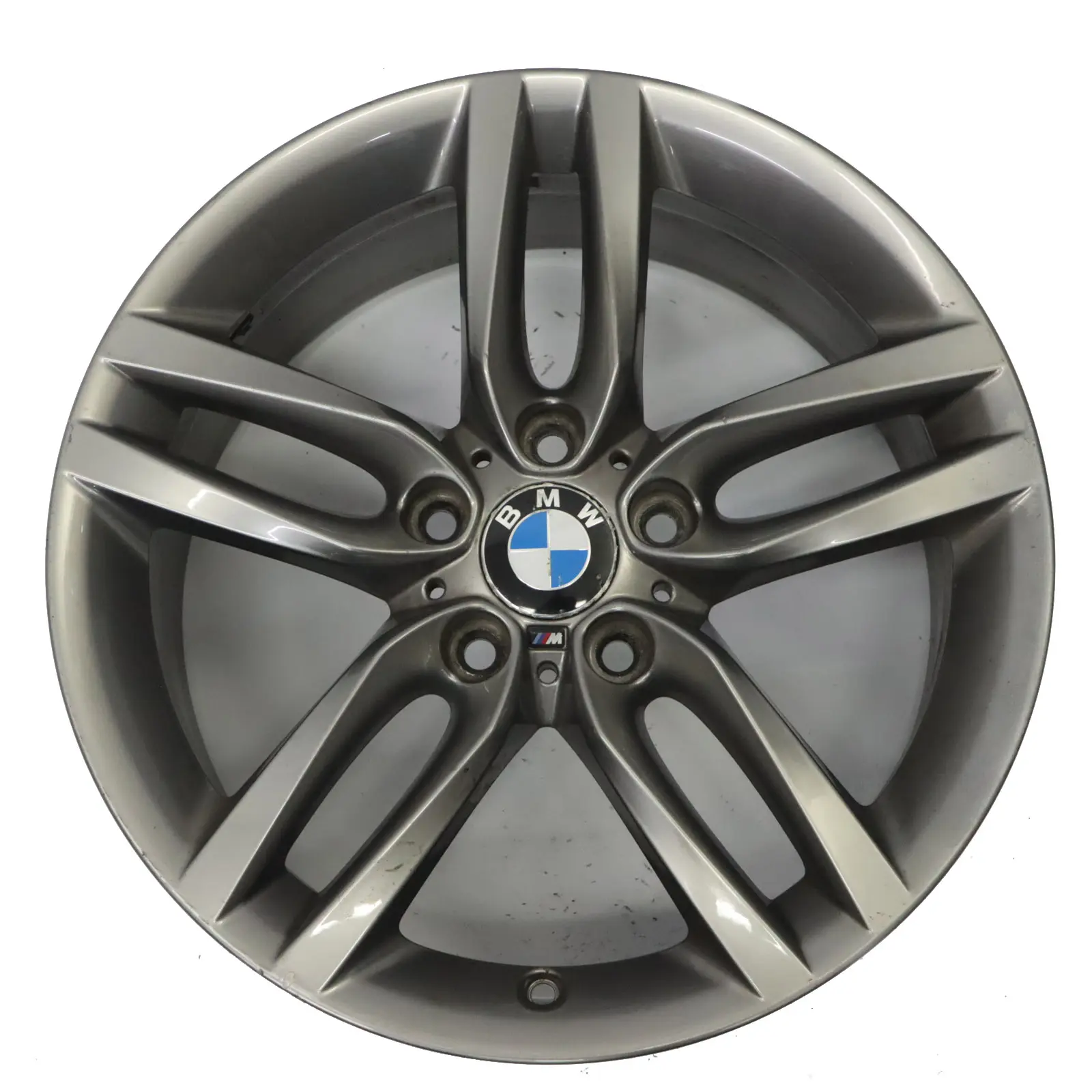 BMW F20 F21 Ferric Grey Rear Alloy Wheel Rim 18" 8J ET:52 M Double Spoke 461