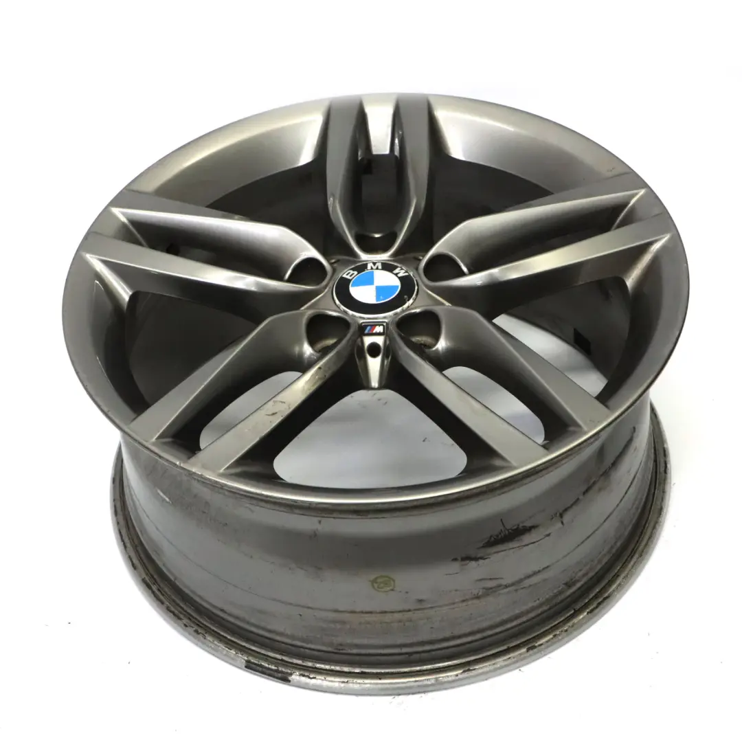 Llanta aleación trasera BMW F20 F21 Gris Férrico 18" 8J ET:52 M Doble Radio 461