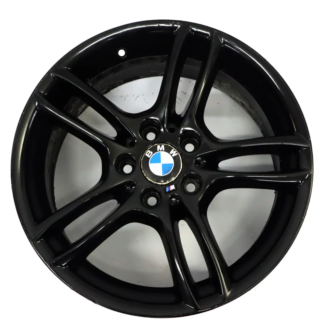 Wheel Rim BMW E81 E82 E87 Black Rear Alloy 18" M Double Spoke 261 8,5J 7891051