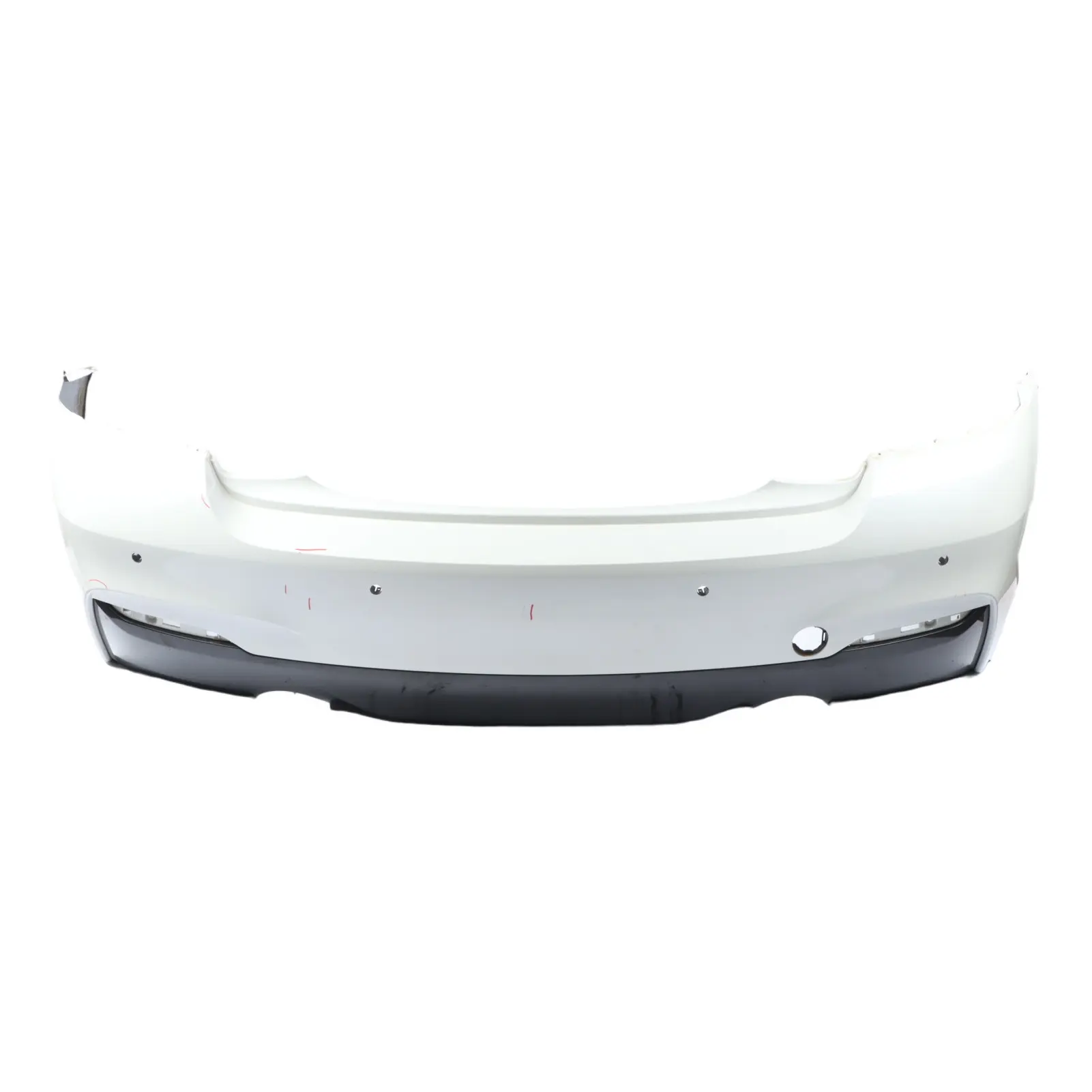 BMW F22 F23 Bumper Rear Trim Panel M Sport Mineralweiss Mineral White - A96