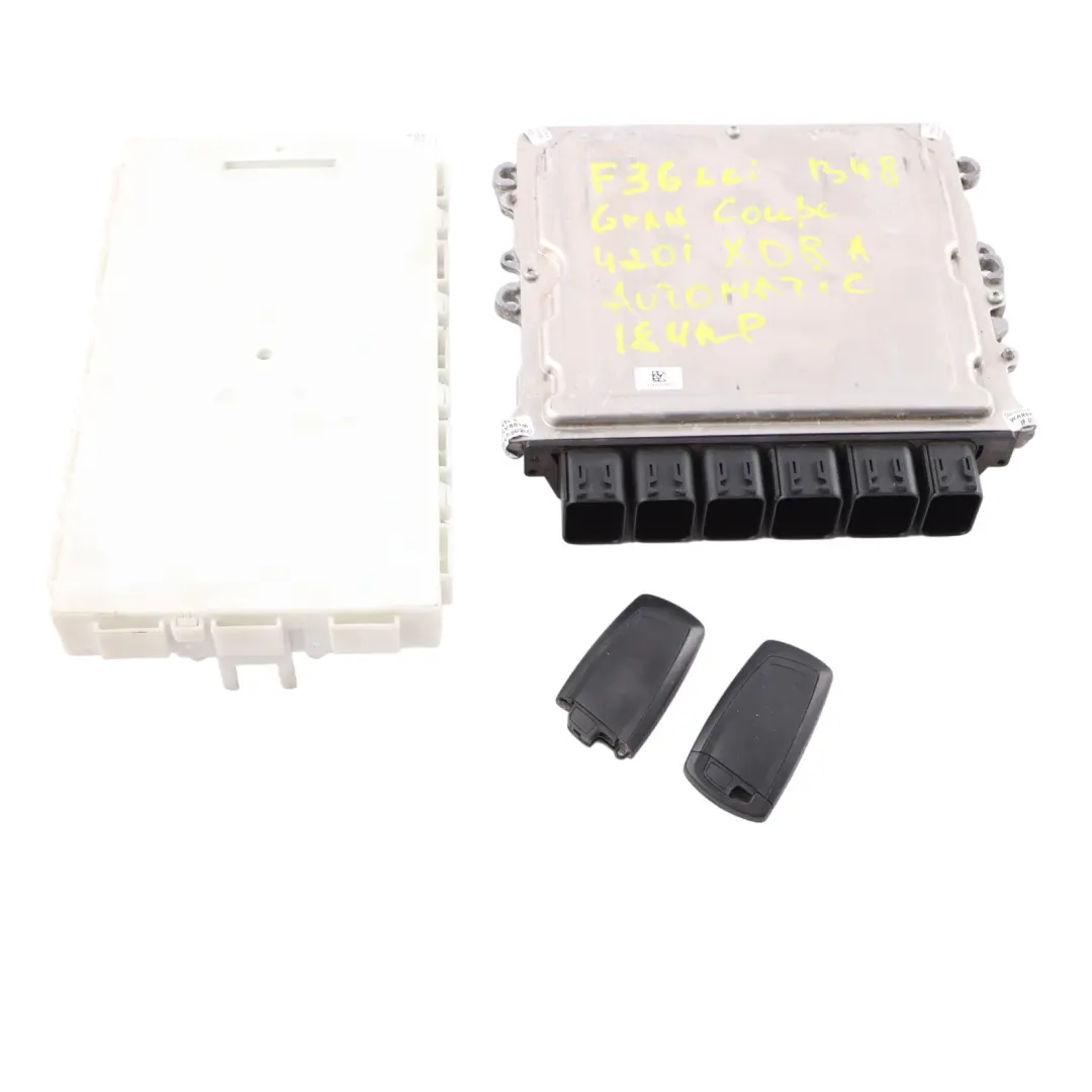 BMW F36 LCI Petrol 420iX B48 Engine ECU Kit DME 8489449 Keys FEM Automatic