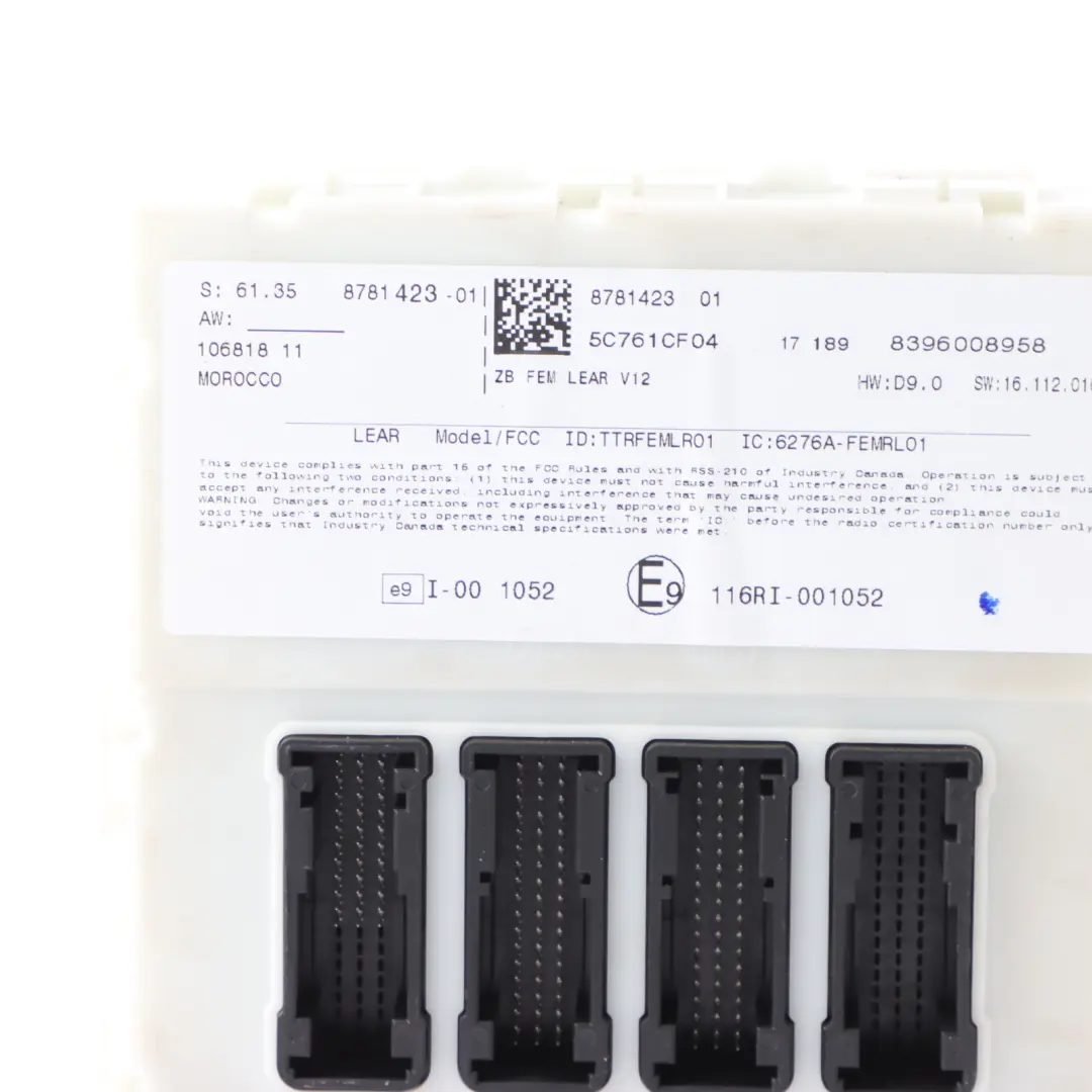 BMW F36 LCI Petrol 420iX B48 Engine ECU Kit DME 8489449 Keys FEM Automatic
