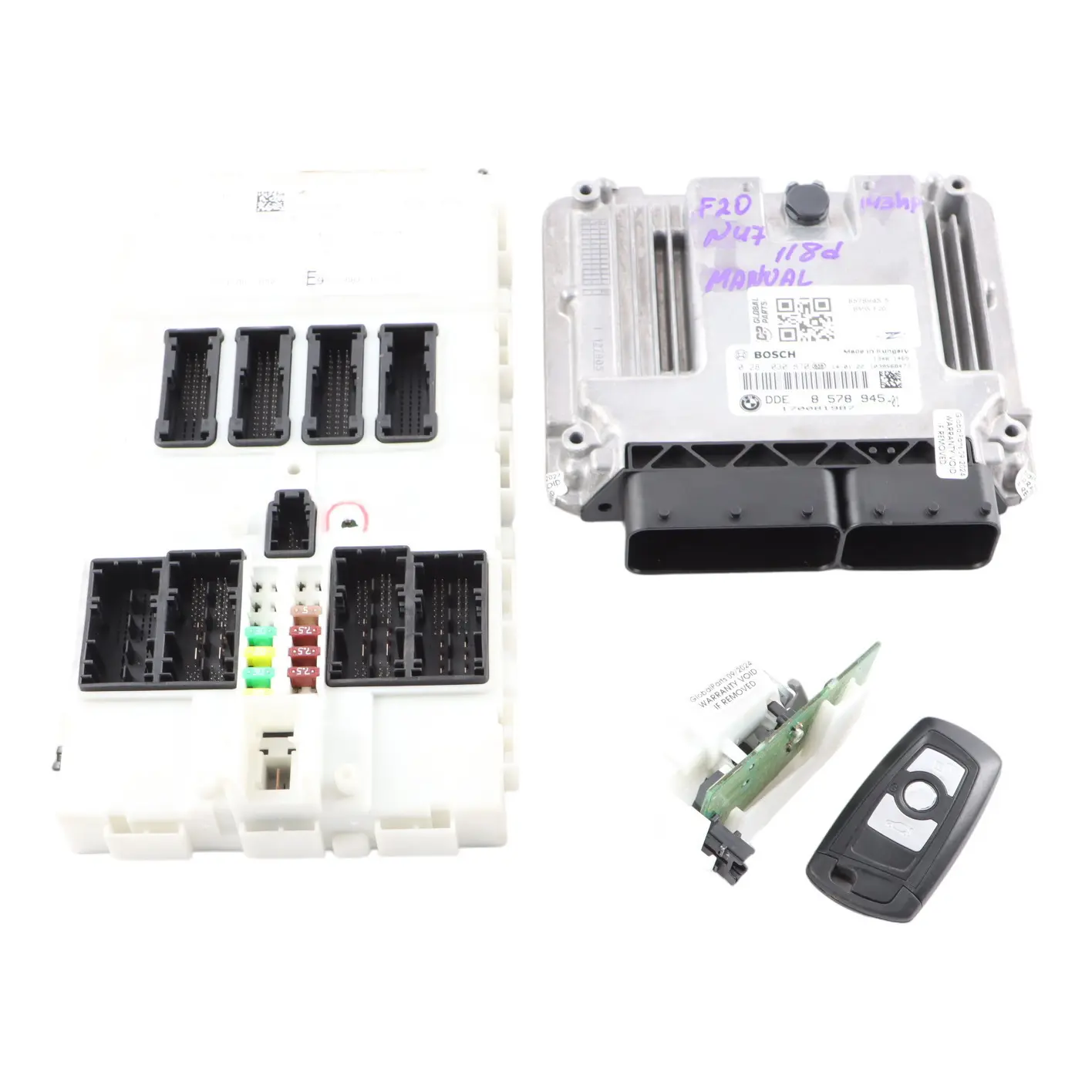 BMW F20 F21 F30 118d 318d N47N 143HP Engine ECU DDE Kit 8578945 Key FEM Lock