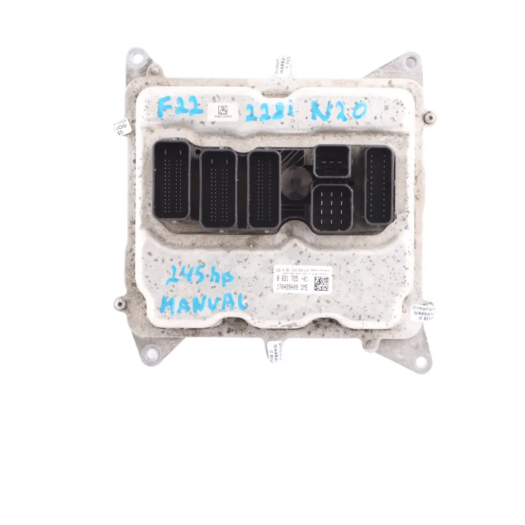BMW F22 228i N20 245HP Engine ECU Kit DDE 8631725 FEM Module + Key Lock