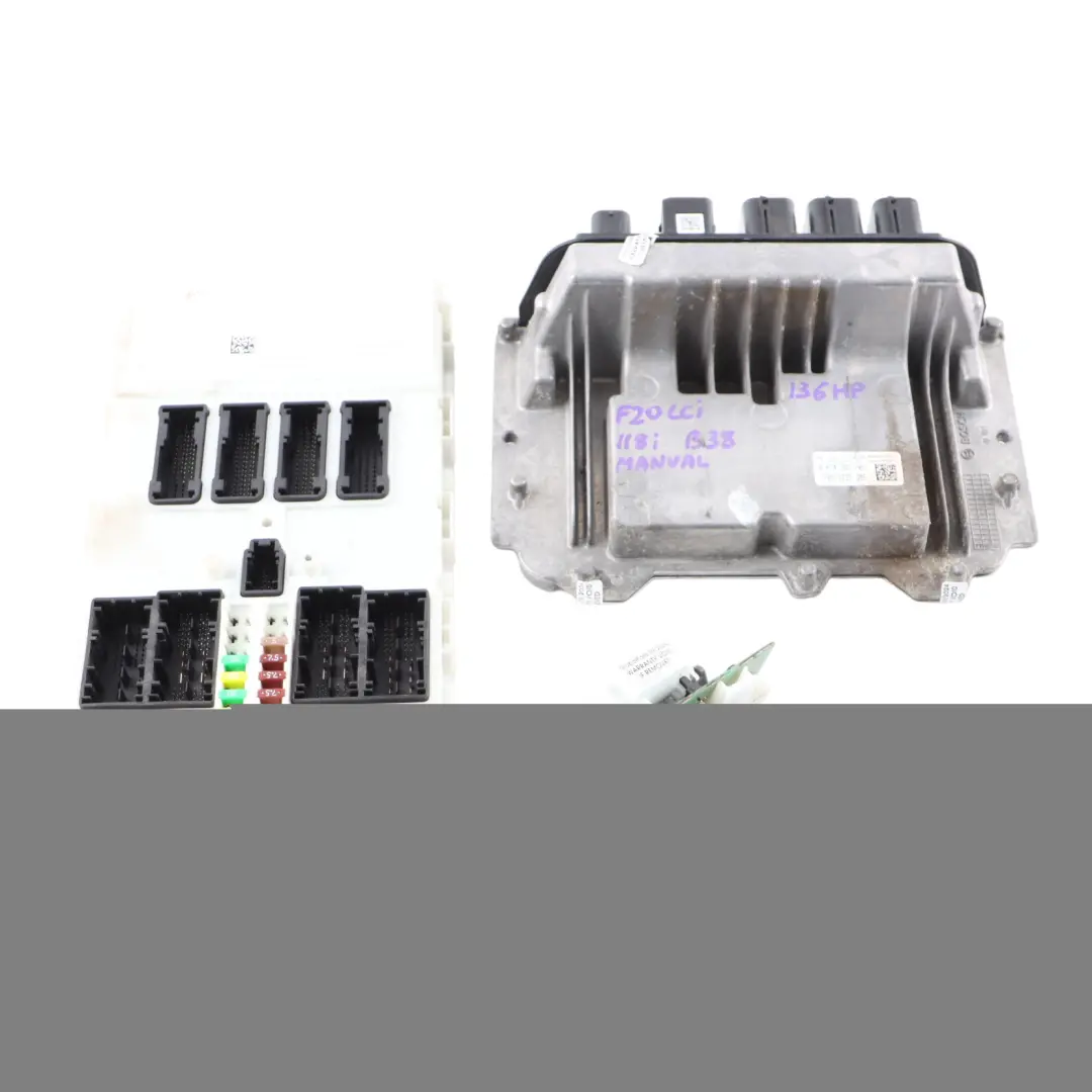 BMW F20 F30 F31 LCI 118i 318i B38 136HP Engine ECU Kit DME 8674265 + FEM + Key
