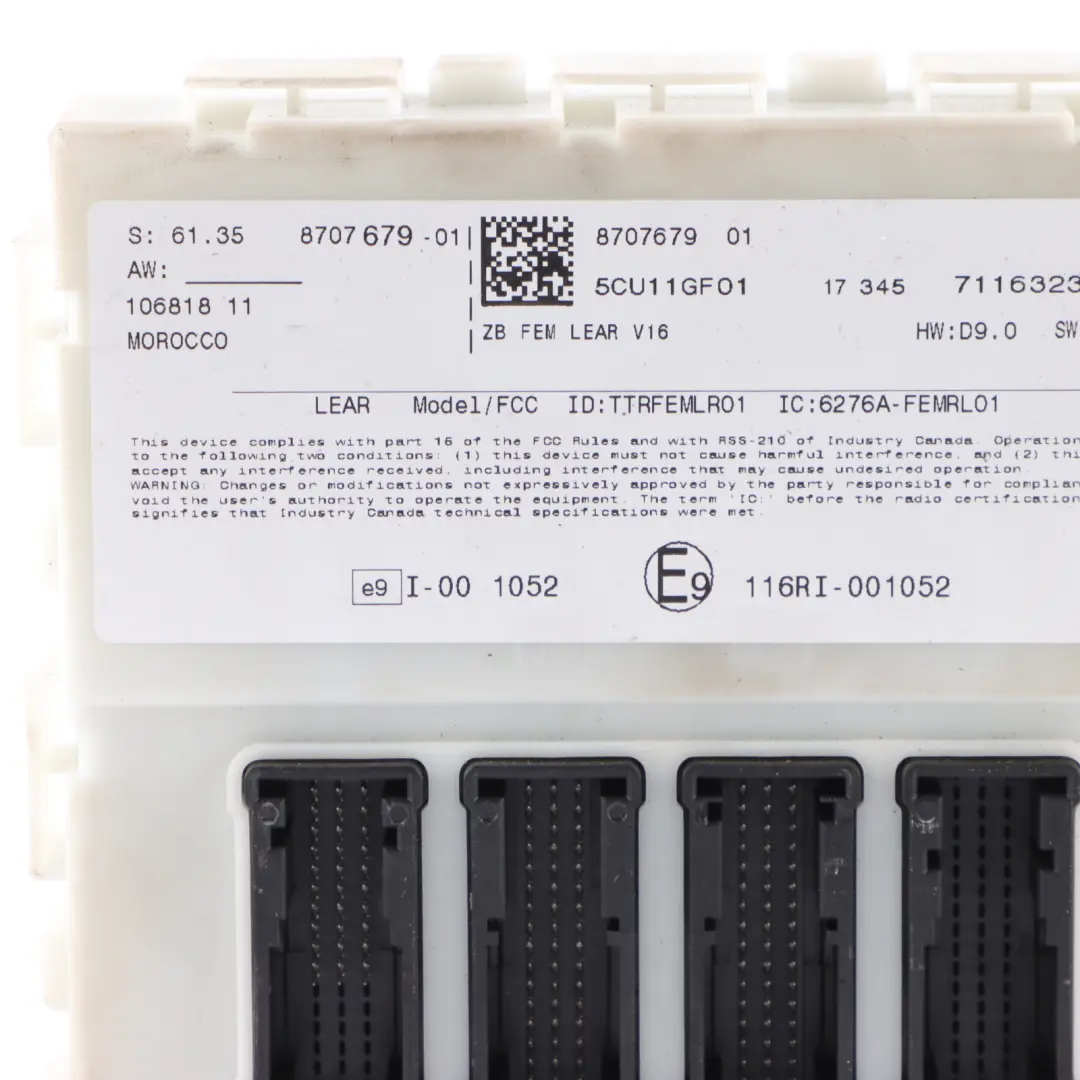 BMW F20 F30 F32 LCI 120i 320i 420i Petrol B48 184HP ECU Kit DME 8740343 FEM