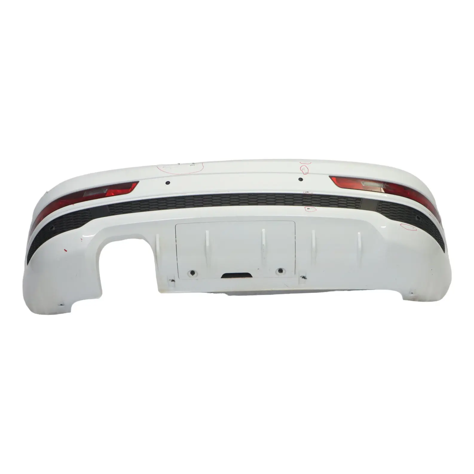 Audi Q3 8U Rear Bumper Trim Panel Covering Glacier White Pearl - S9R