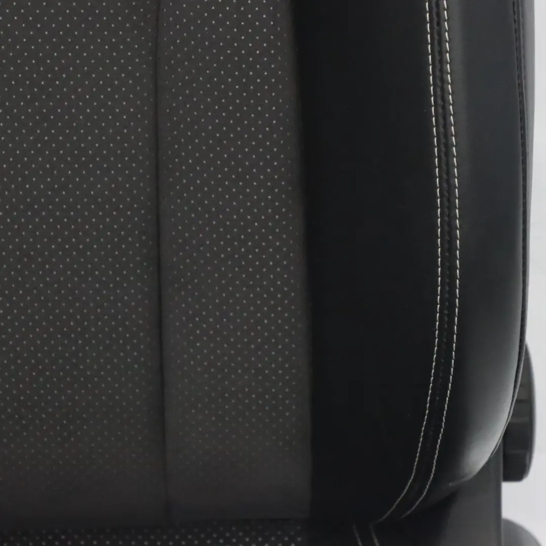 Audi Q3 8U Sport Seat Delantero Izquierdo S-Line Interior Cuero Negro Plata