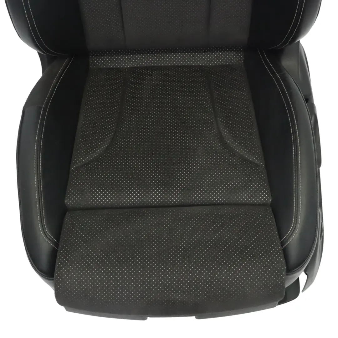 Audi Q3 8U Sport Seat Delantero Izquierdo S-Line Interior Cuero Negro Plata