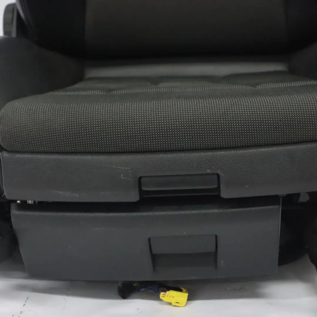 Audi A3 8V Asiento Delantero Derecho 3 Puertas S Line Medio Cuero Negro Plata