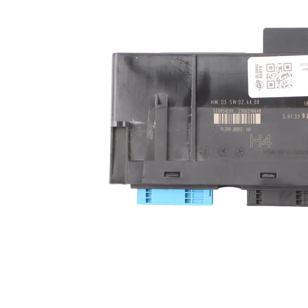 BMW E93 ECU Body Control Module H4 Junction Box PL2RR JBBFE IIIR 9270646