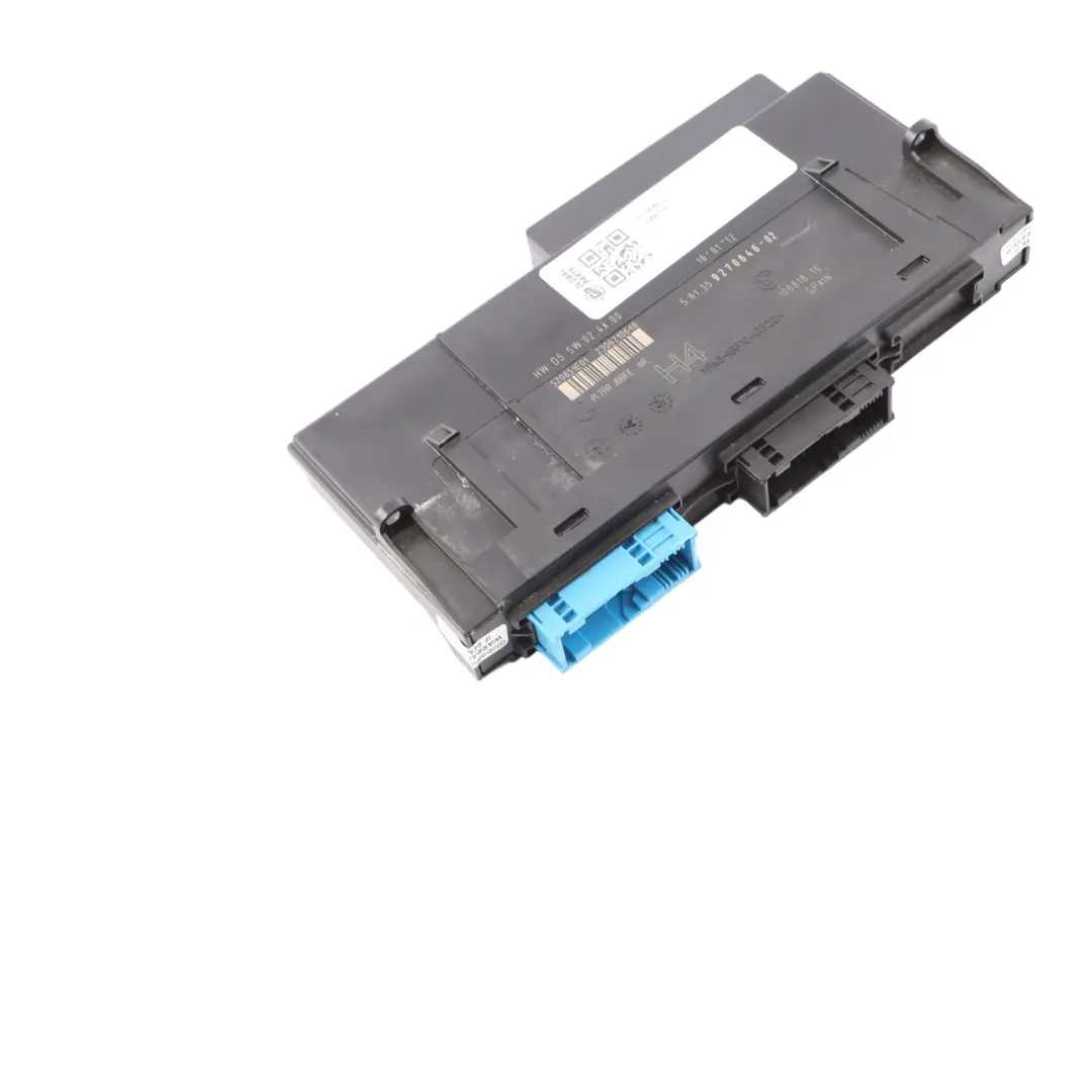 BMW E93 ECU Body Control Module H4 Junction Box PL2RR JBBFE IIIR 9270646