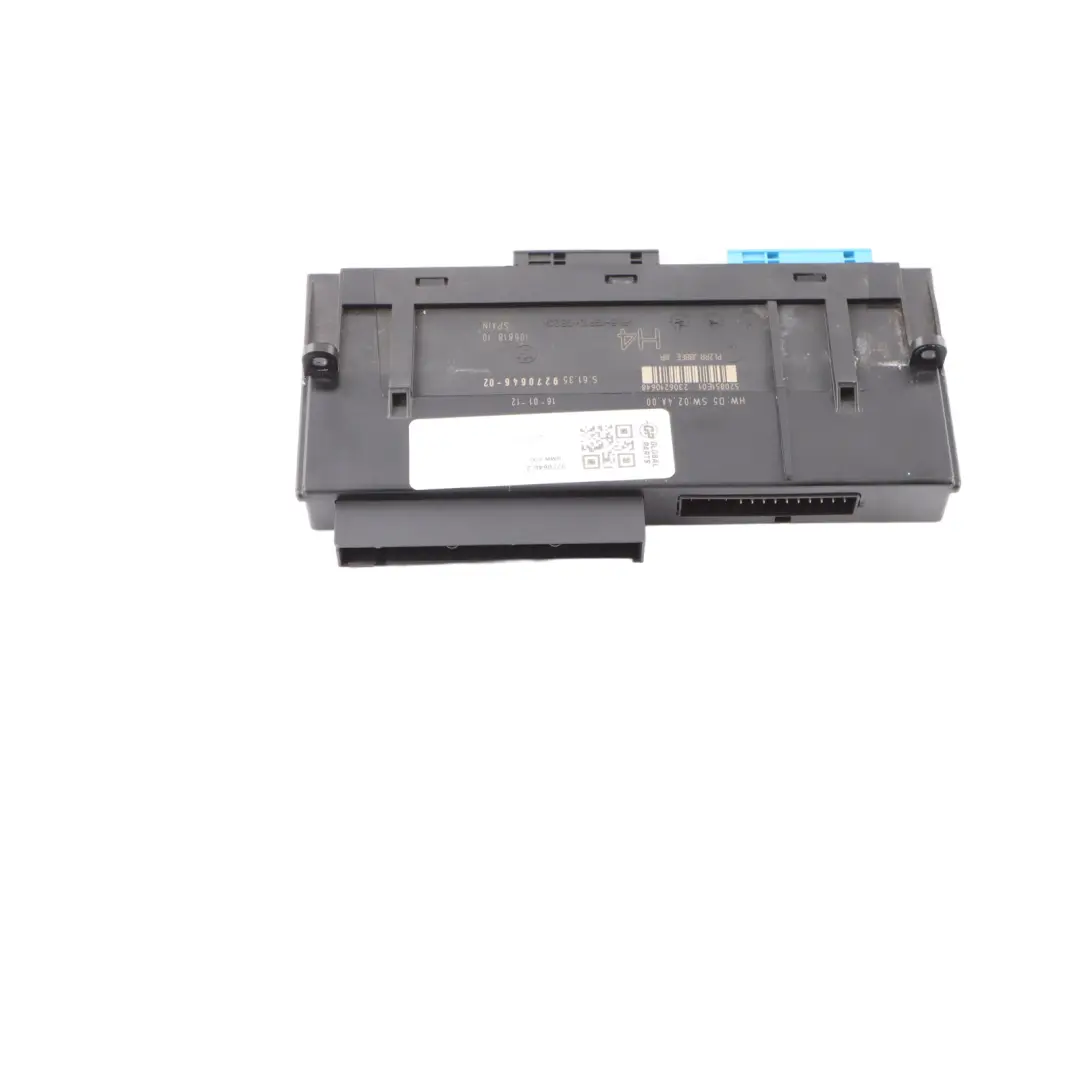 BMW E93 ECU Body Control Module H4 Junction Box PL2RR JBBFE IIIR 9270646