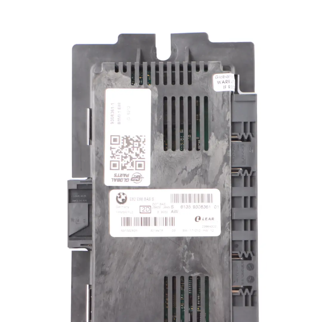 BMW E88 Módulo de luz de pies Unidad de control ECU Base PL2 FRM3R 9308361