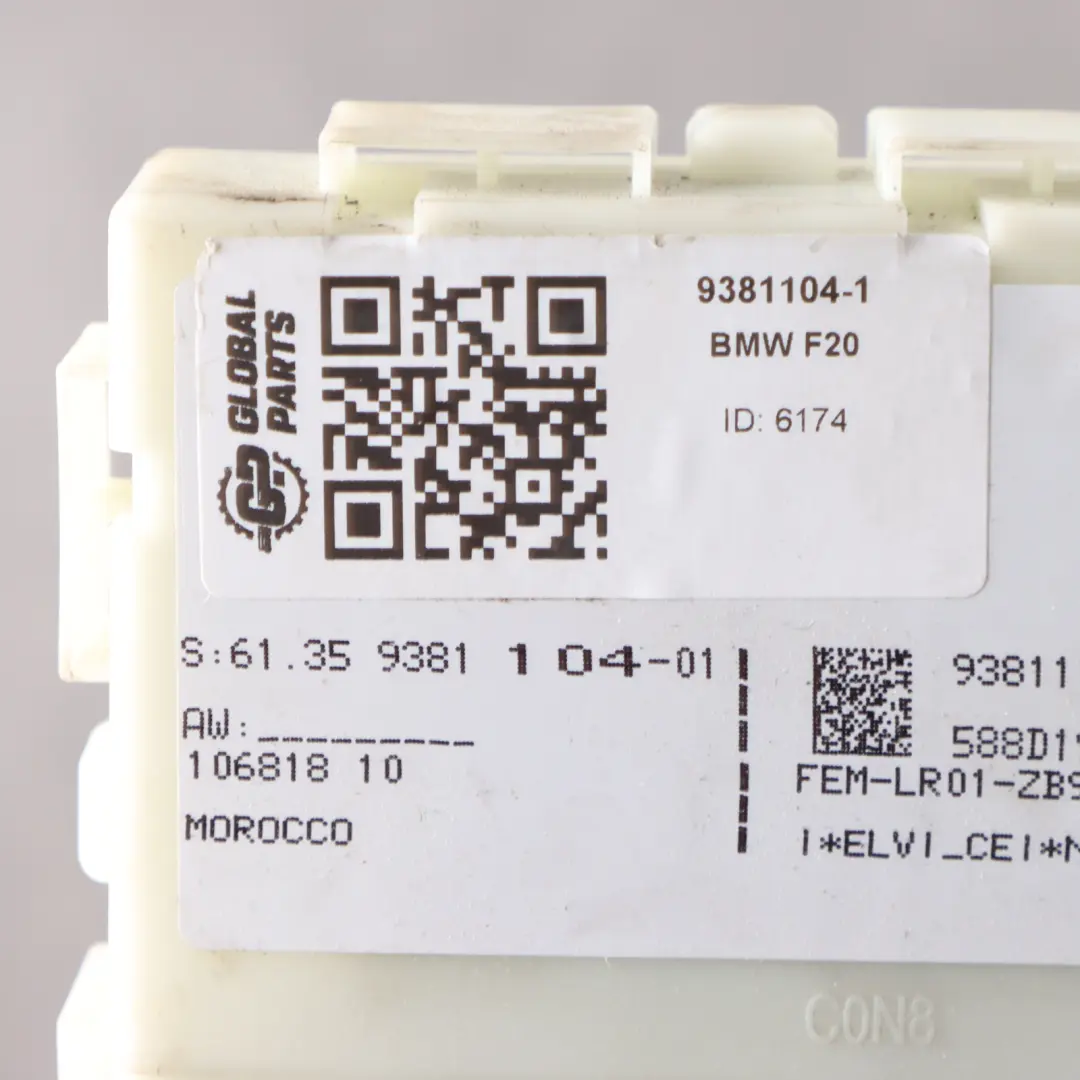 FEM Module BMW F20 F21 F22 F30 F32 ECU Control Unit Fuse Box 9381104