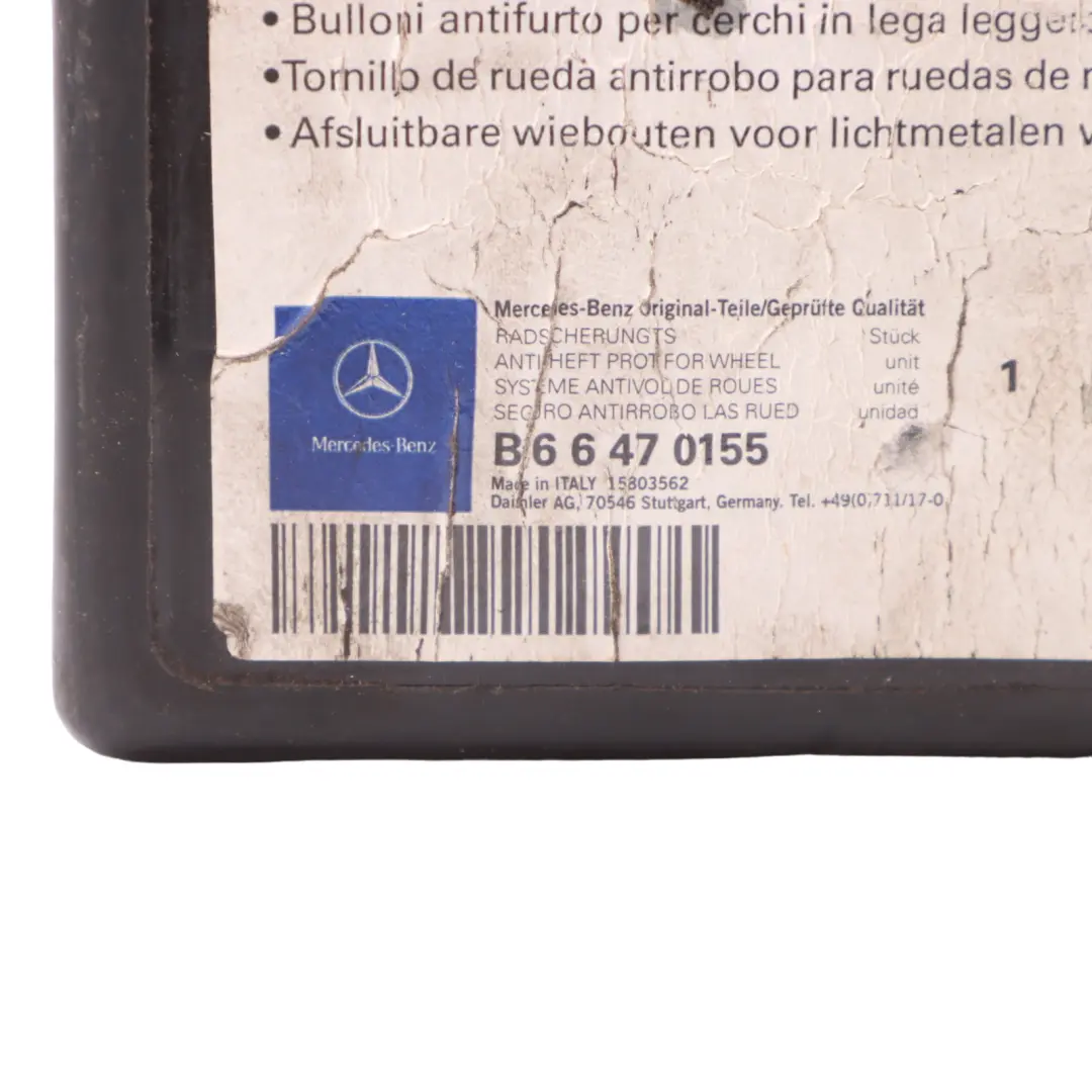 Mercedes W169 W204 W211 Zestaw Śrub do Kół Przód Tył B66470155