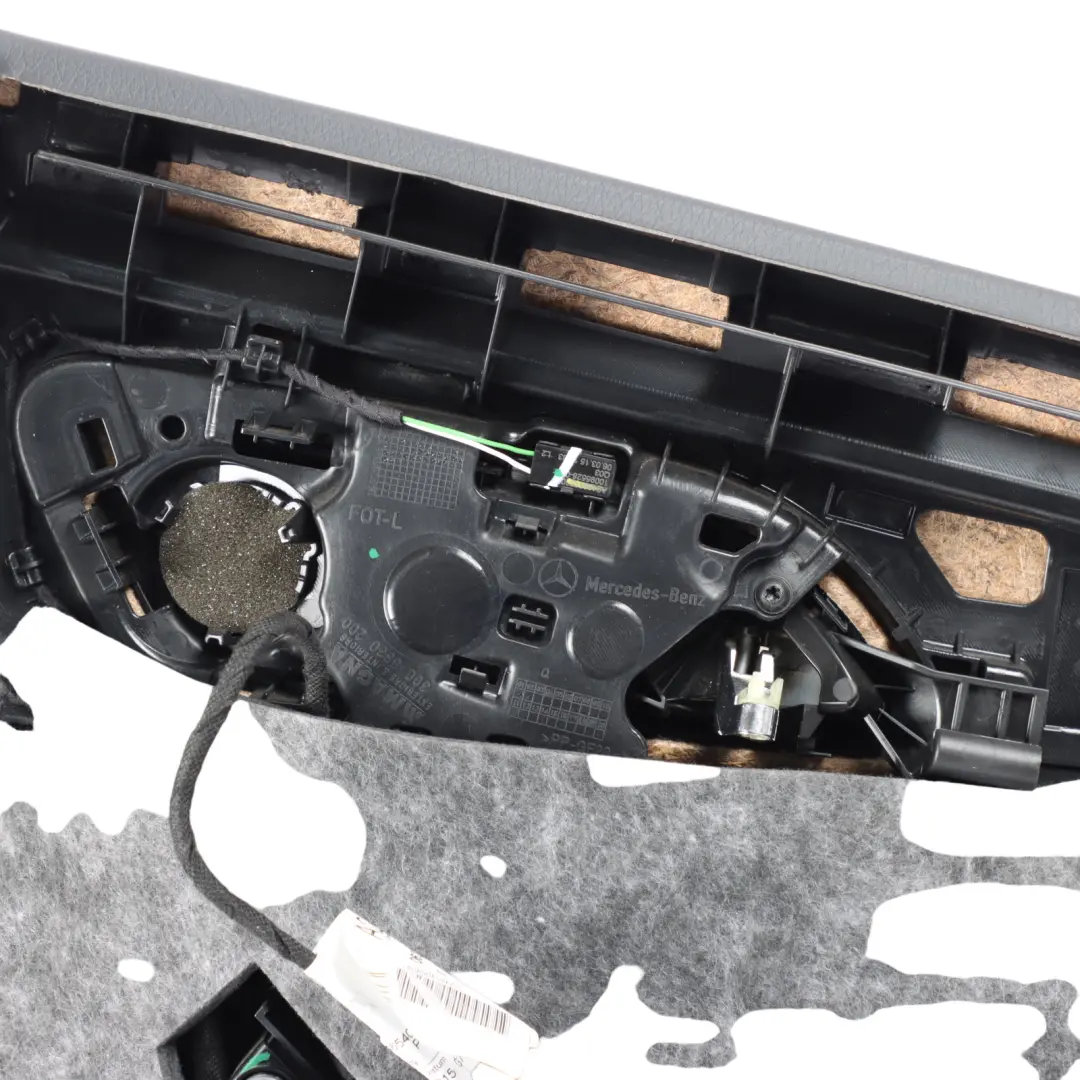 Mercedes C117 Door Card Rear Left N/S Trim Panel Cover Lining Black