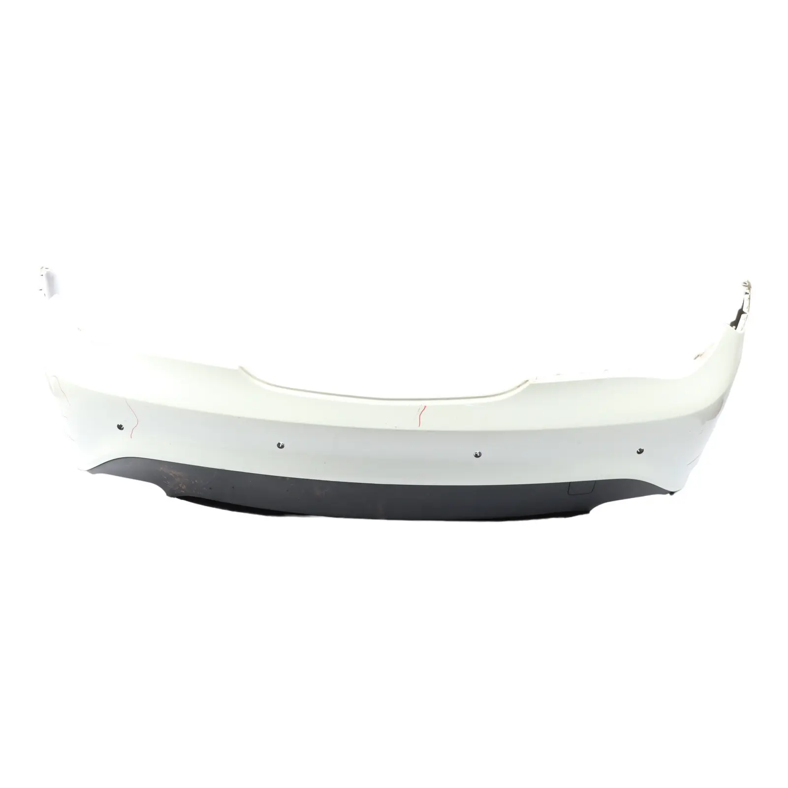 Mercedes C117 Rear Bumper Trim Panel Covering Calcite White - 650