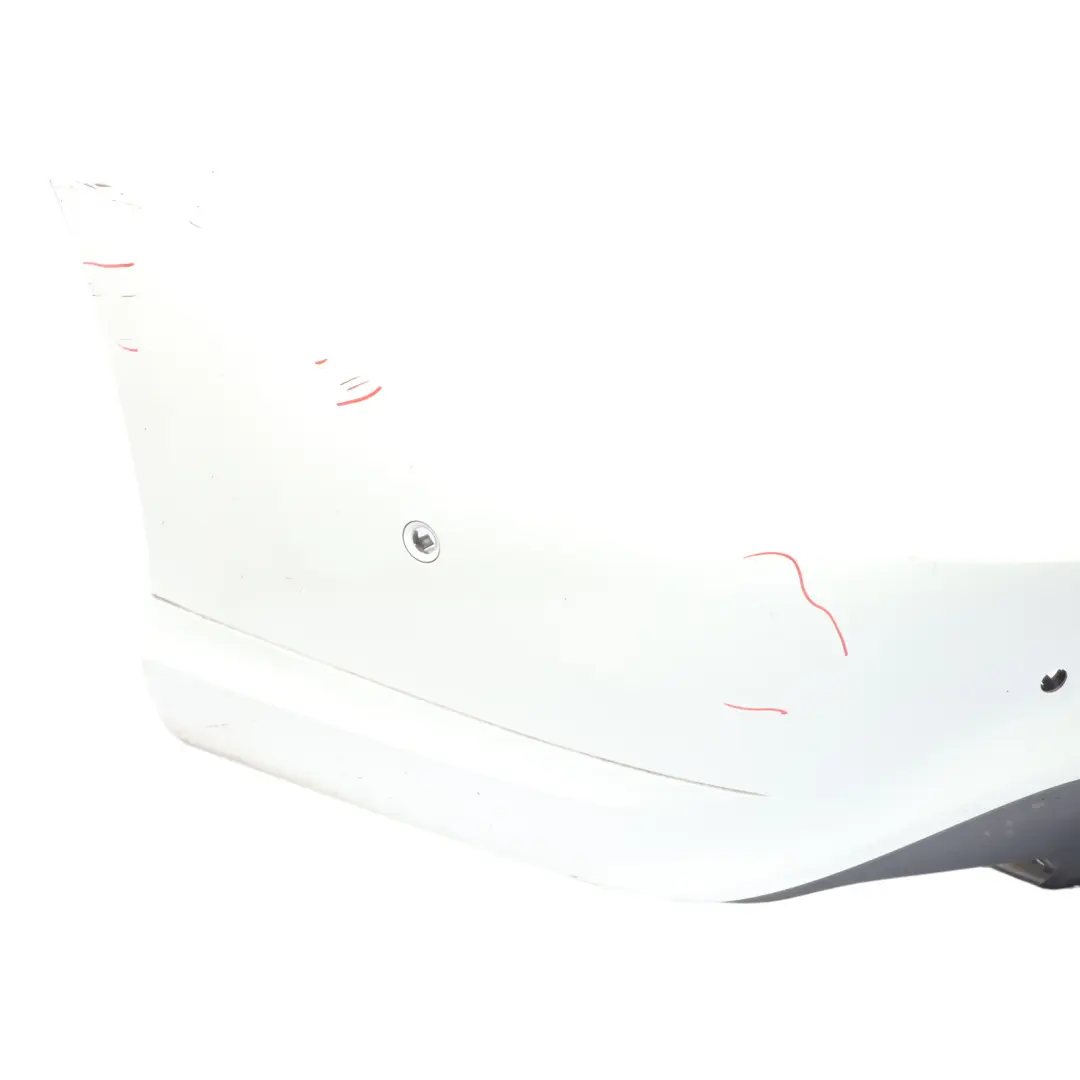 Mercedes C117 Rear Bumper Trim Panel Covering Calcite White - 650