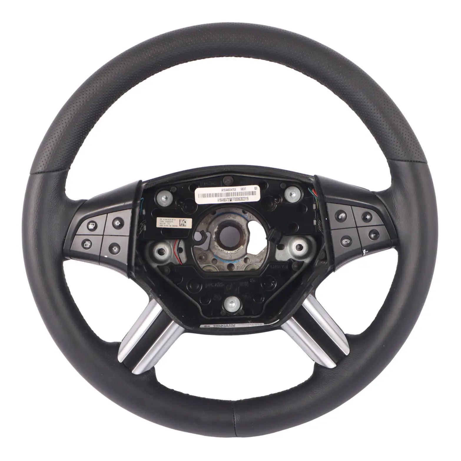 Mercedes ML W164 NEW Black Leather Steering Wheel Multifunction A1644604703