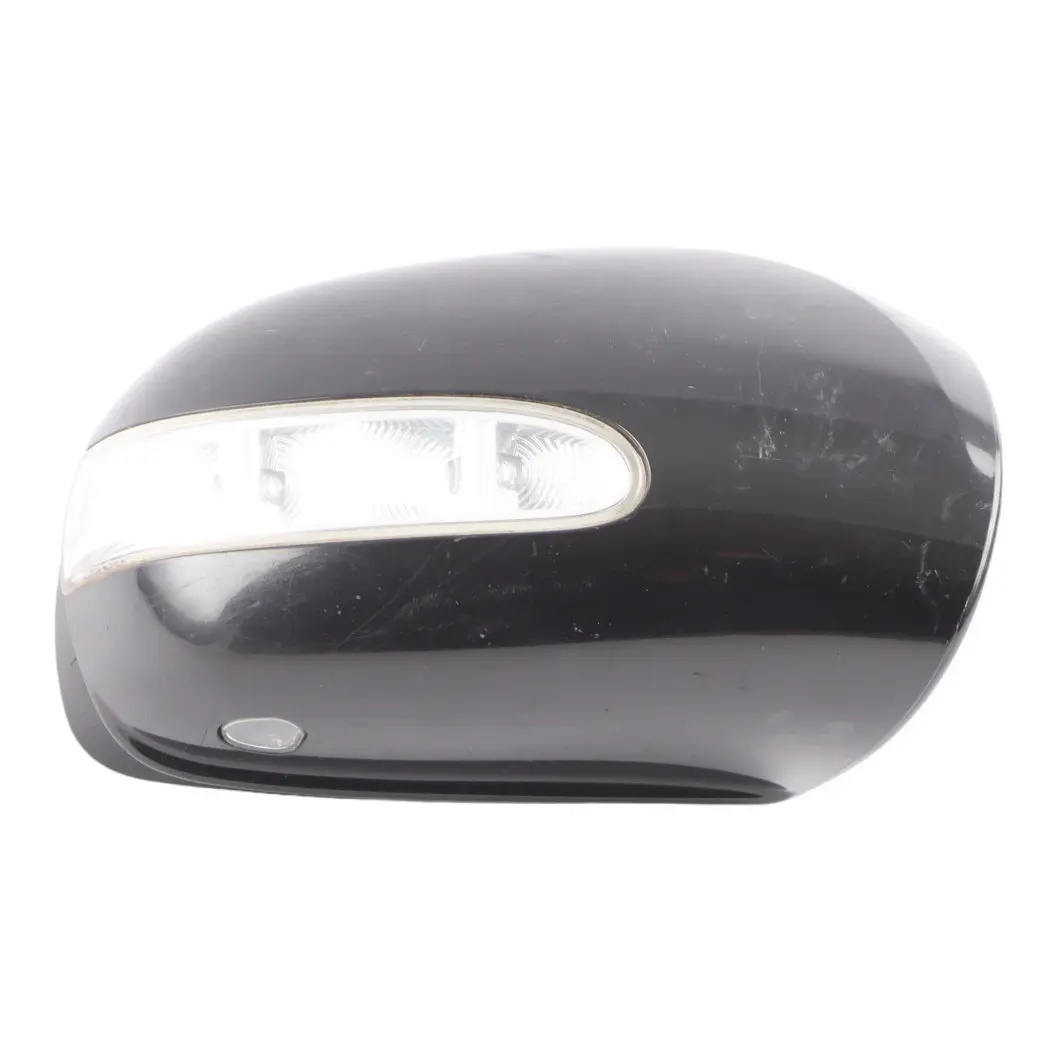 Mercedes W164 Mirror Cover Door Wing Cap Trim Right O/S Obsidian Black - 197