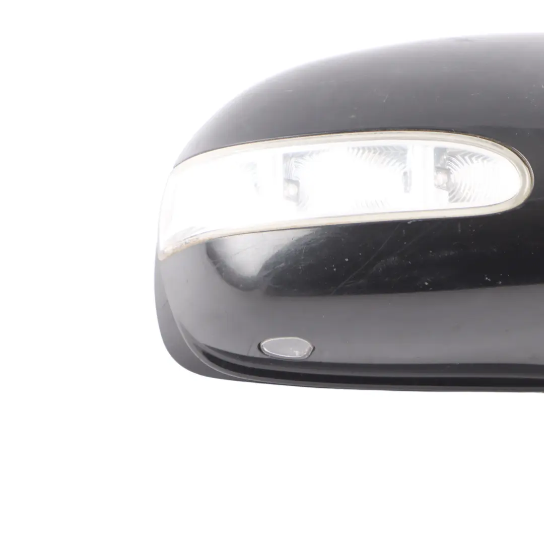 Mercedes W164 Mirror Cover Door Wing Cap Trim Right O/S Obsidian Black - 197