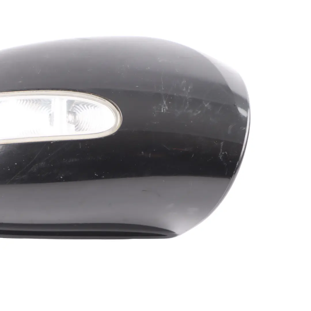 Mercedes W164 Mirror Cover Door Wing Cap Trim Right O/S Obsidian Black - 197