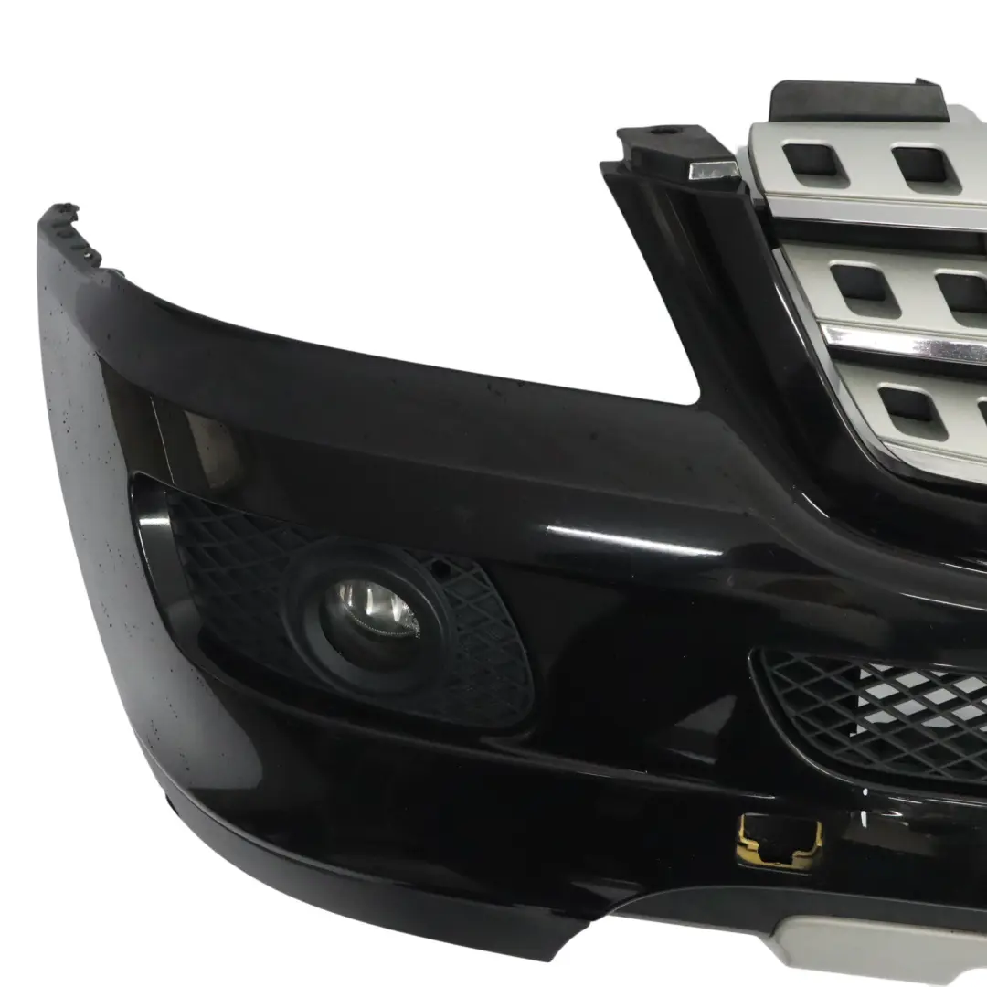 Mercedes ML W164 Front Bumper Trim Covering Obsidian Black Metallic - 197