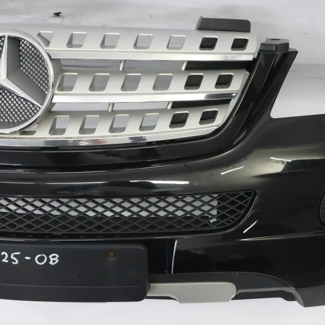 Mercedes ML W164 Front Bumper Trim Covering Obsidian Black Metallic - 197