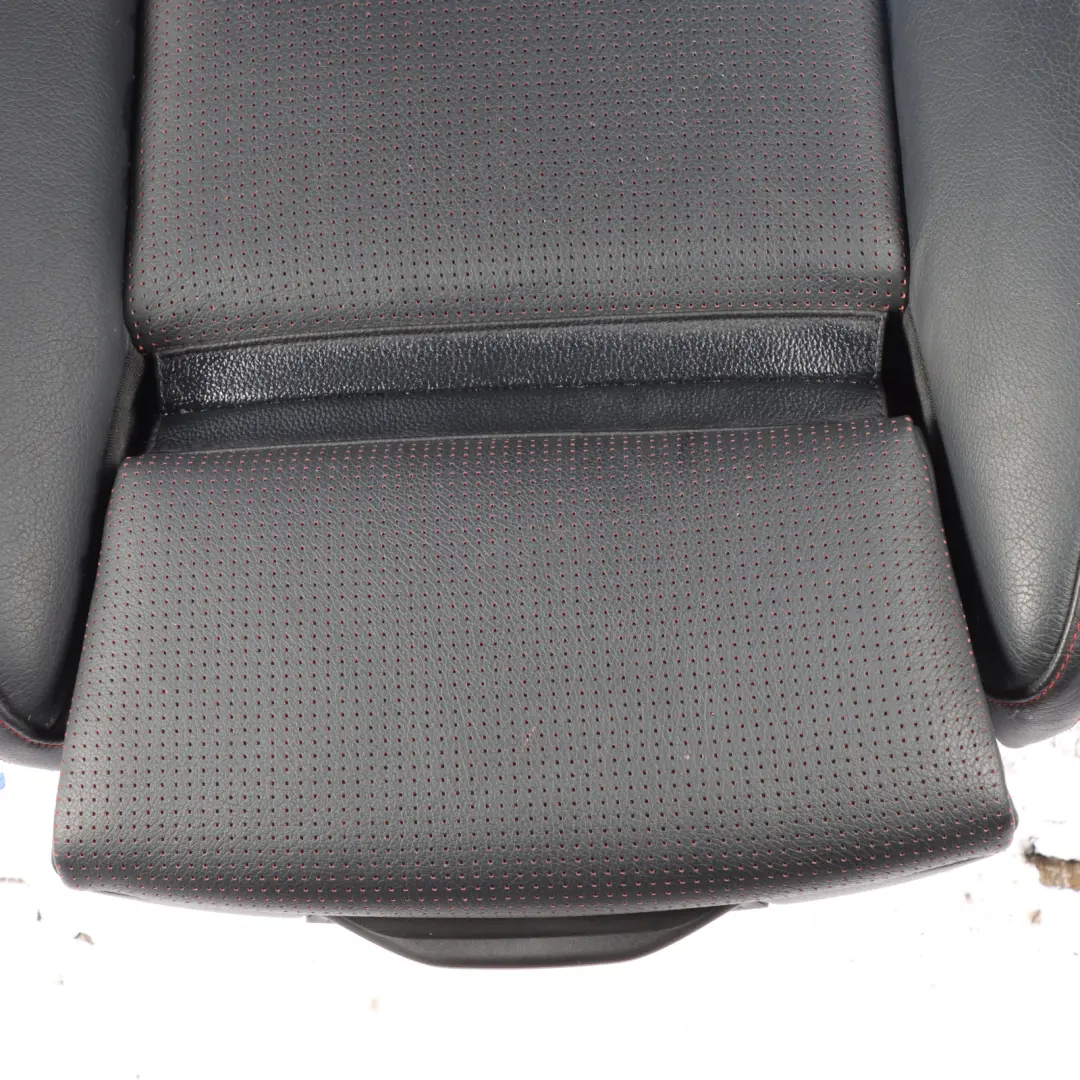 Mercedes X156 Front Left N/S Sport Seat Black Leather Red Thread Interior