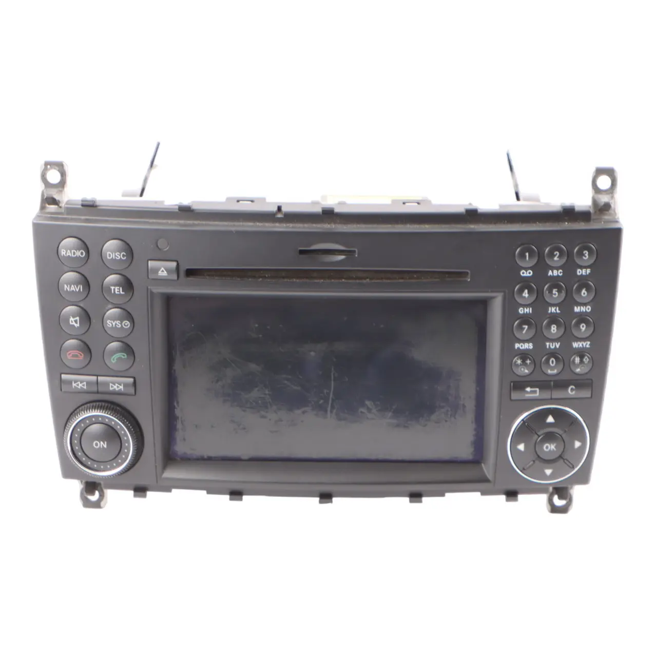 Mercedes CL203 Central Audio Navi Sat Display Screen Multi Media A2039060100