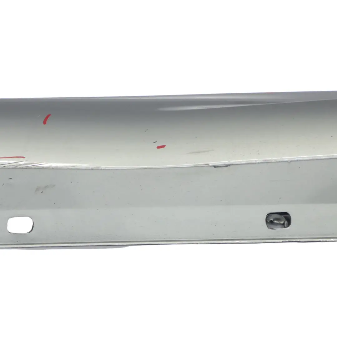 Mercedes W204 Side Skirt Cover Door Sill Panel Left N/S Palladium Silver - 792