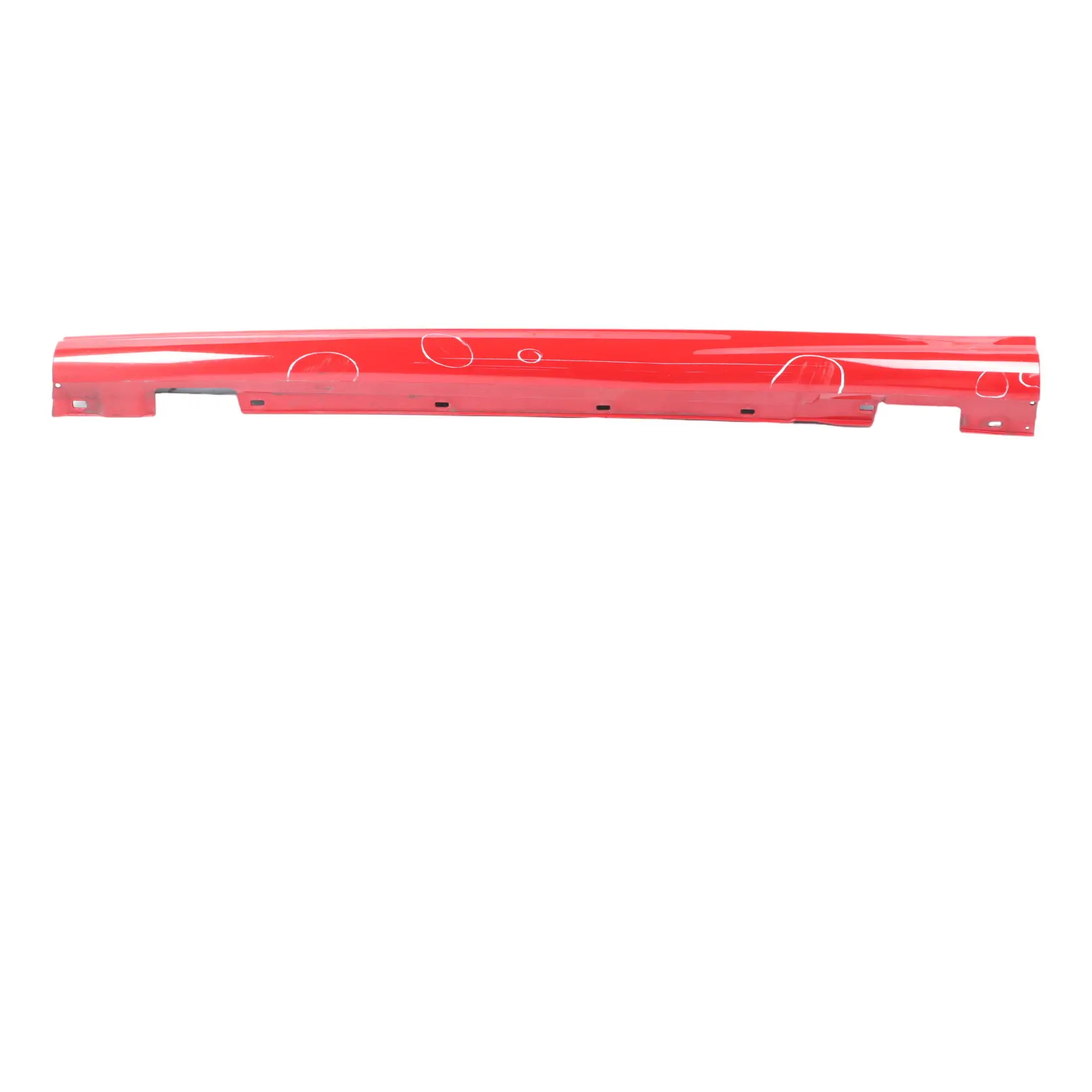 Mercedes C204 AMG Side Skirt Styling Door Sill Cover Left N/S Fire Opal Red 590