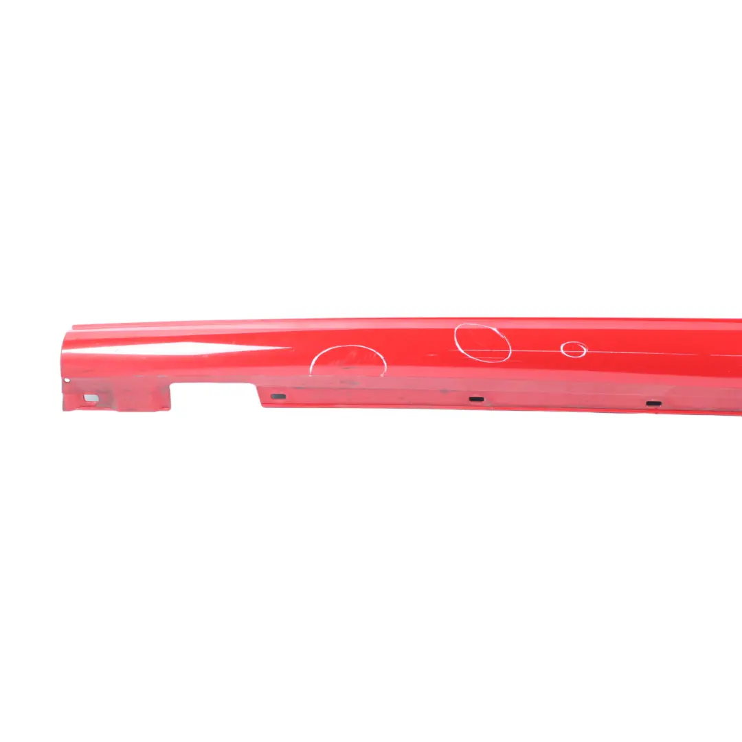 Mercedes C204 AMG Side Skirt Styling Door Sill Cover Left N/S Fire Opal Red 590