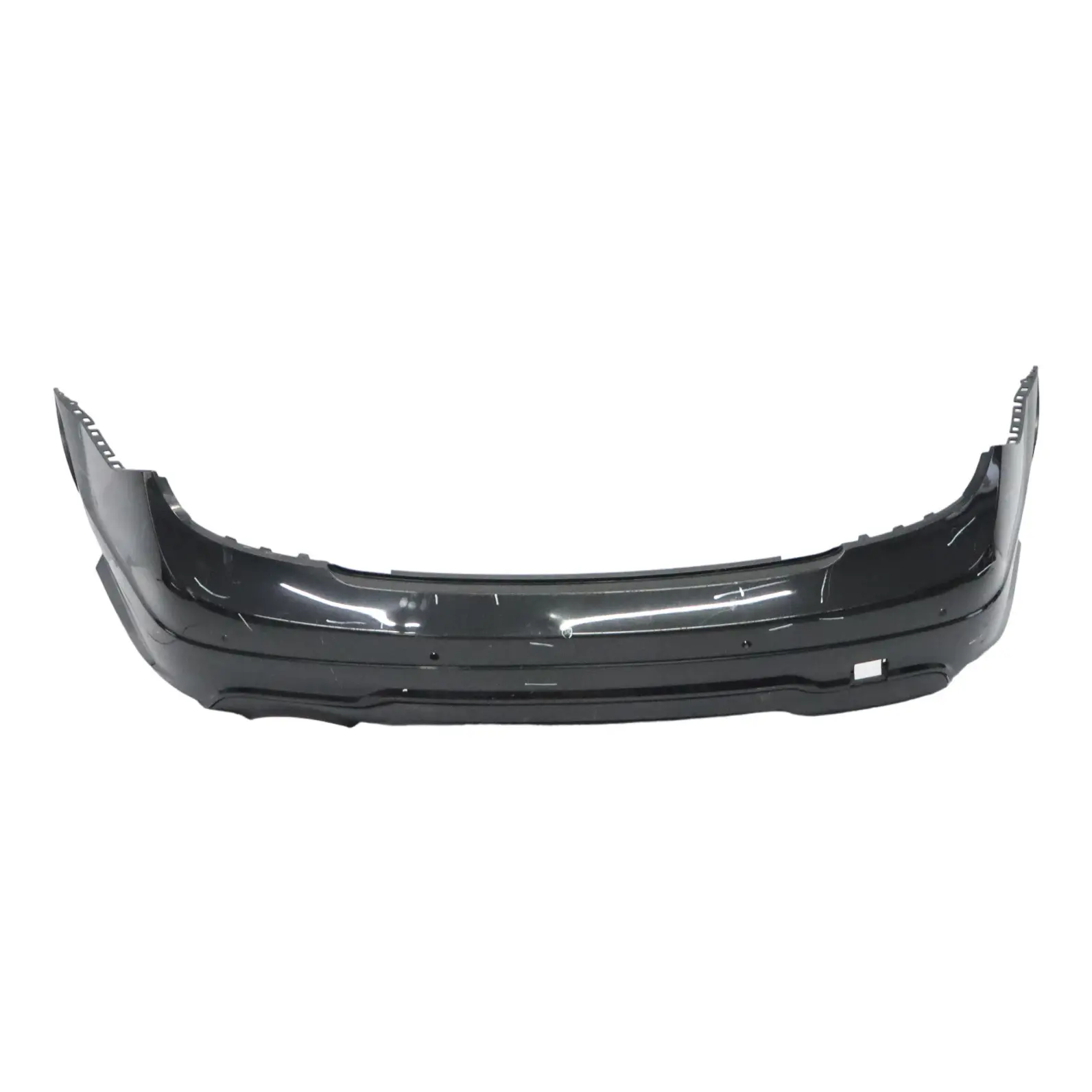 Mercedes W204 Rear Bumper Trim Panel AMG Obsidian Black Metallic - 197