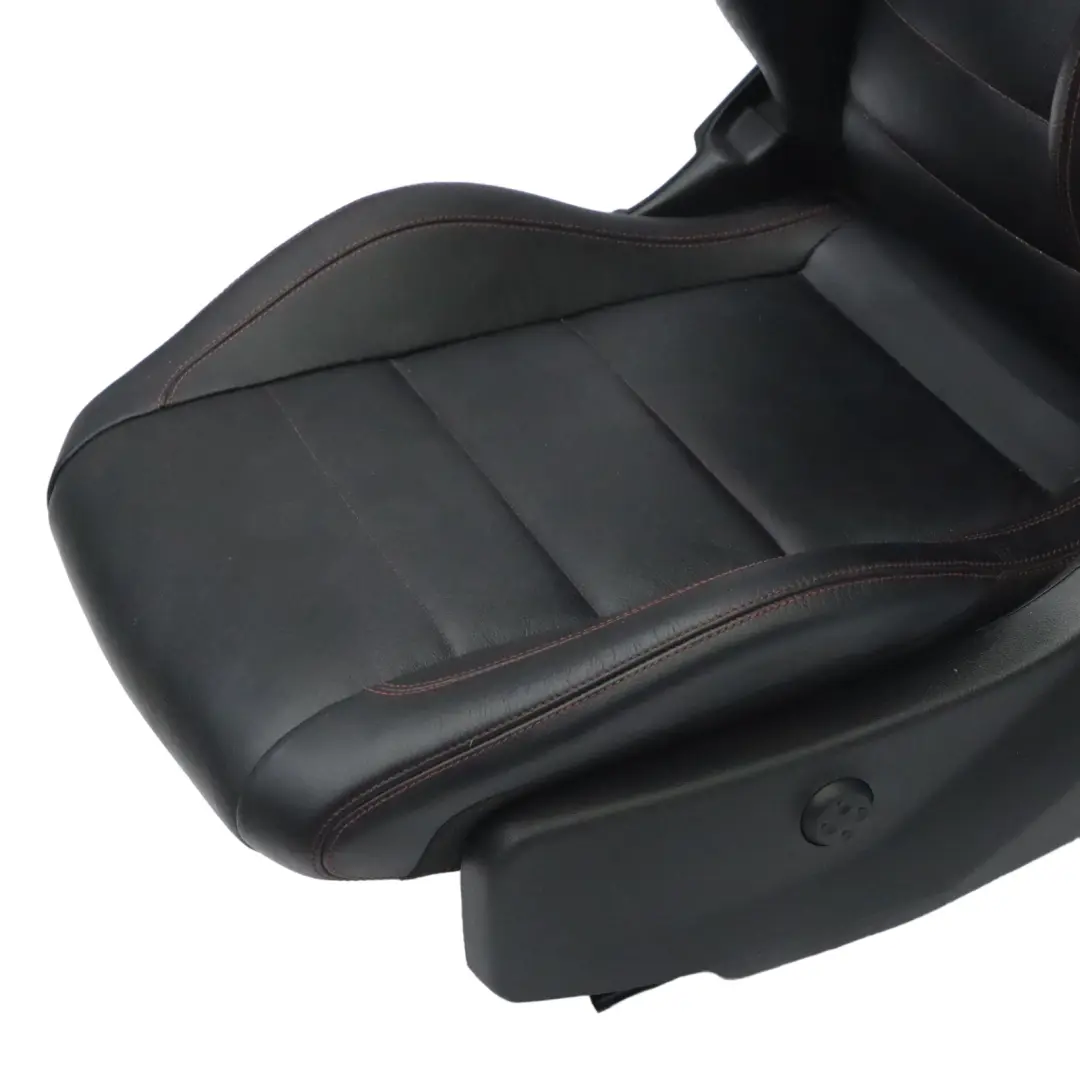 Front Seat Mercedes C207 A207 Left N/S Memory Heated Leather Black Red Threads