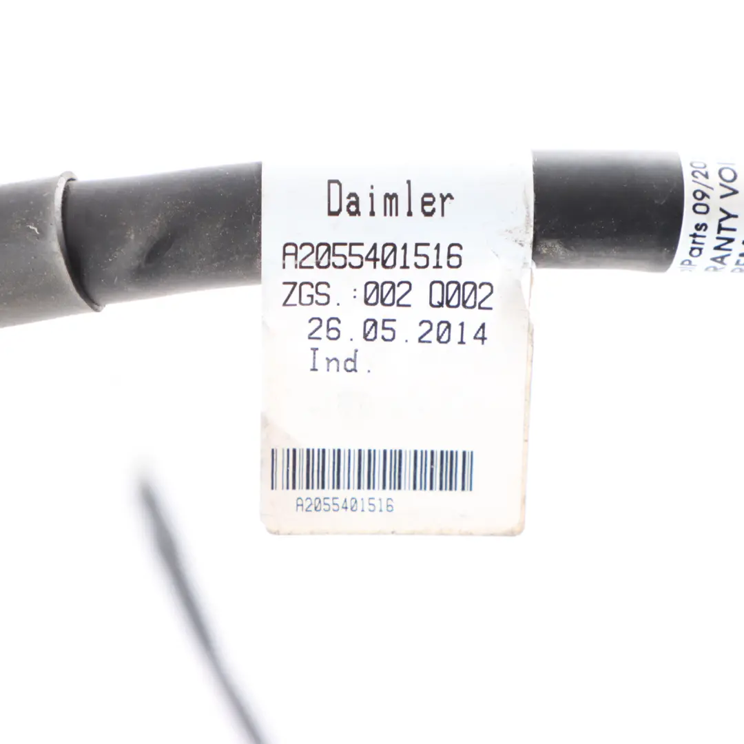 Mercedes W205 Battery Cable Negative Lead Wiring Harness Control A2055401516