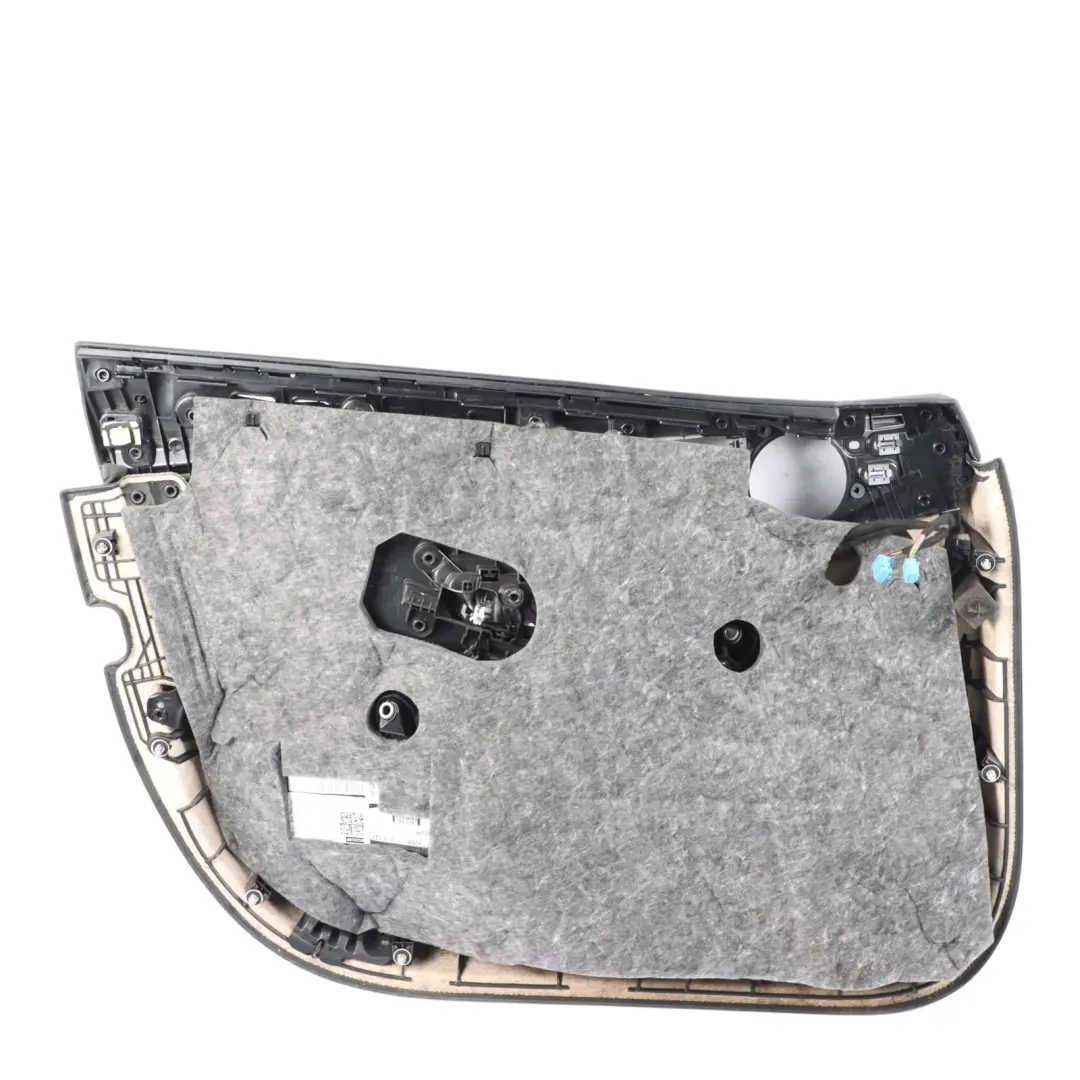Mercedes W205 Door Card Cover Front Right O/S Trim Panel Black Leather 