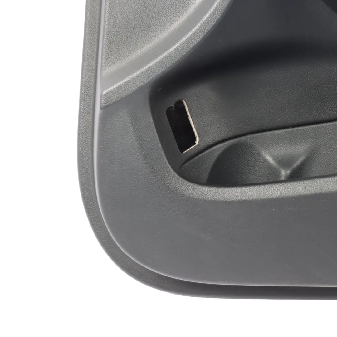 Mercedes W205 Door Card Cover Front Right O/S Trim Panel Black Leather 
