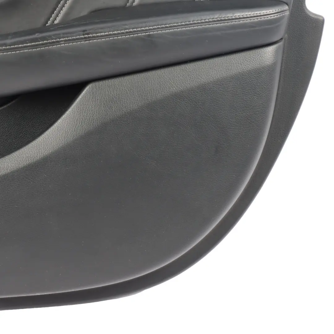 Mercedes W205 Door Card Cover Front Right O/S Trim Panel Black Leather 