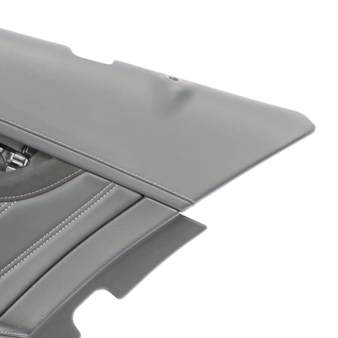 Mercedes W205 Door Card Cover Rear Right O/S Trim Panel Black Leather 