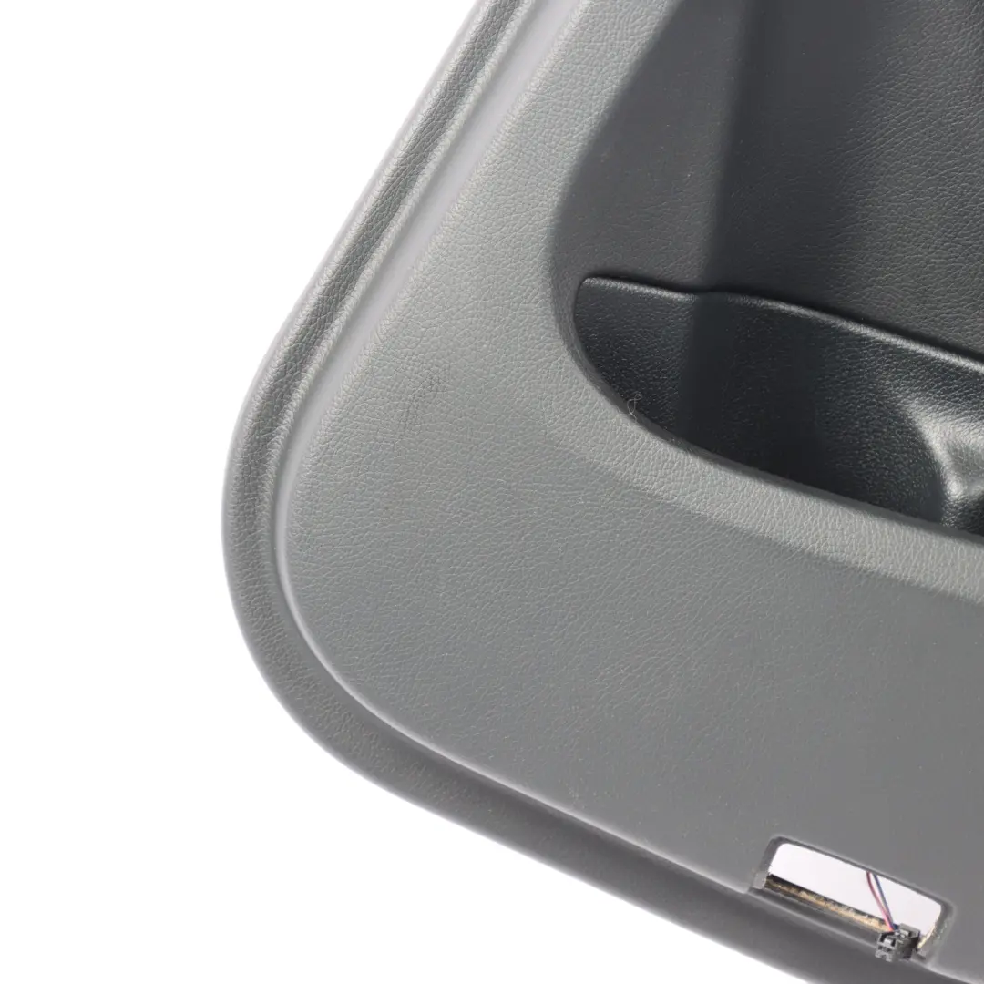 Mercedes W205 Door Card Cover Rear Right O/S Trim Panel Black Leather 