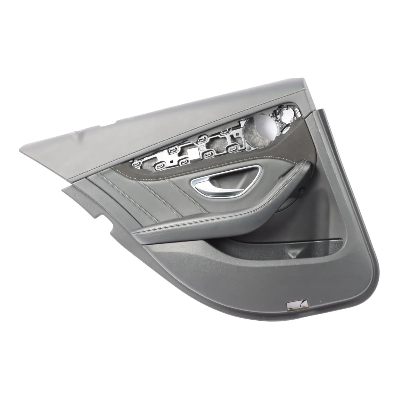 Mercedes W205 Door Card Cover Rear Left N/S Trim Panel Black Leather