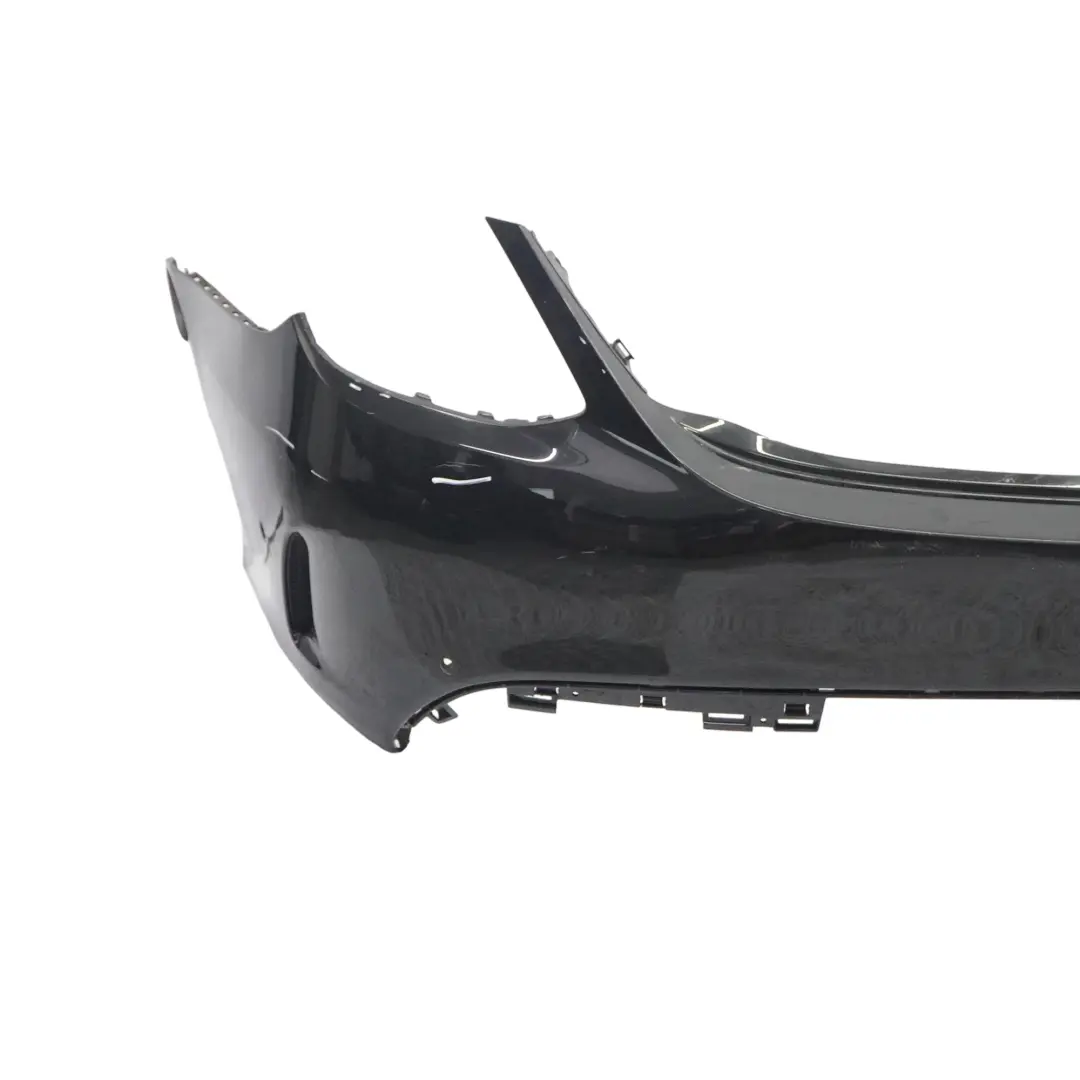 Mercedes W205 Bumper Rear Trim Panel AMG Obsidian Black Metallic - 197