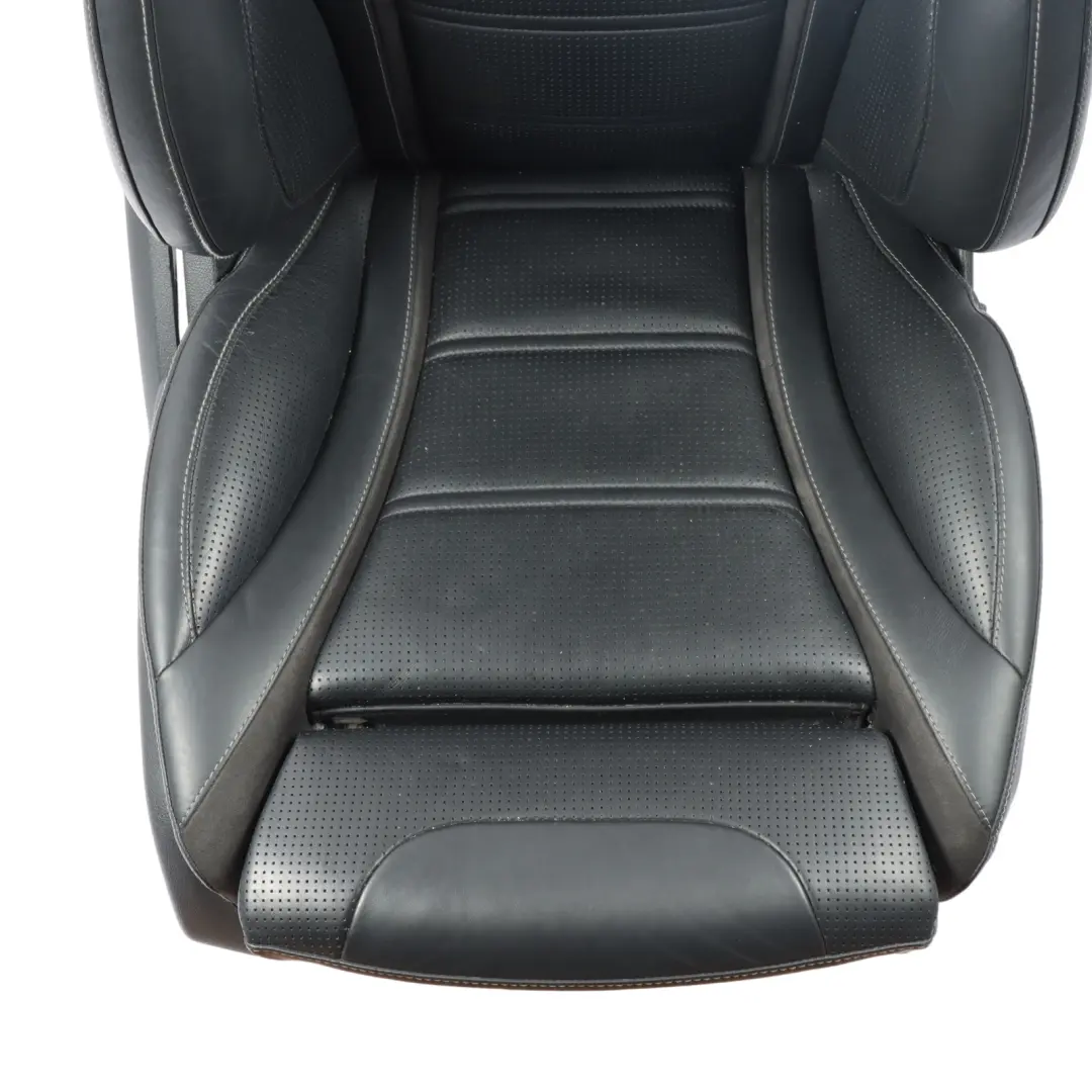 Front Seat Mercedes W205 C63 AMG Interior Heated Memory Right O/S Leather Black