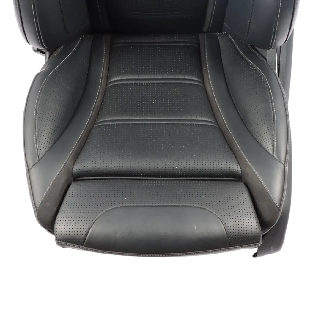 Front Seat Mercedes W205 C63 AMG Interior Heated Memory Left N/S Leather Black