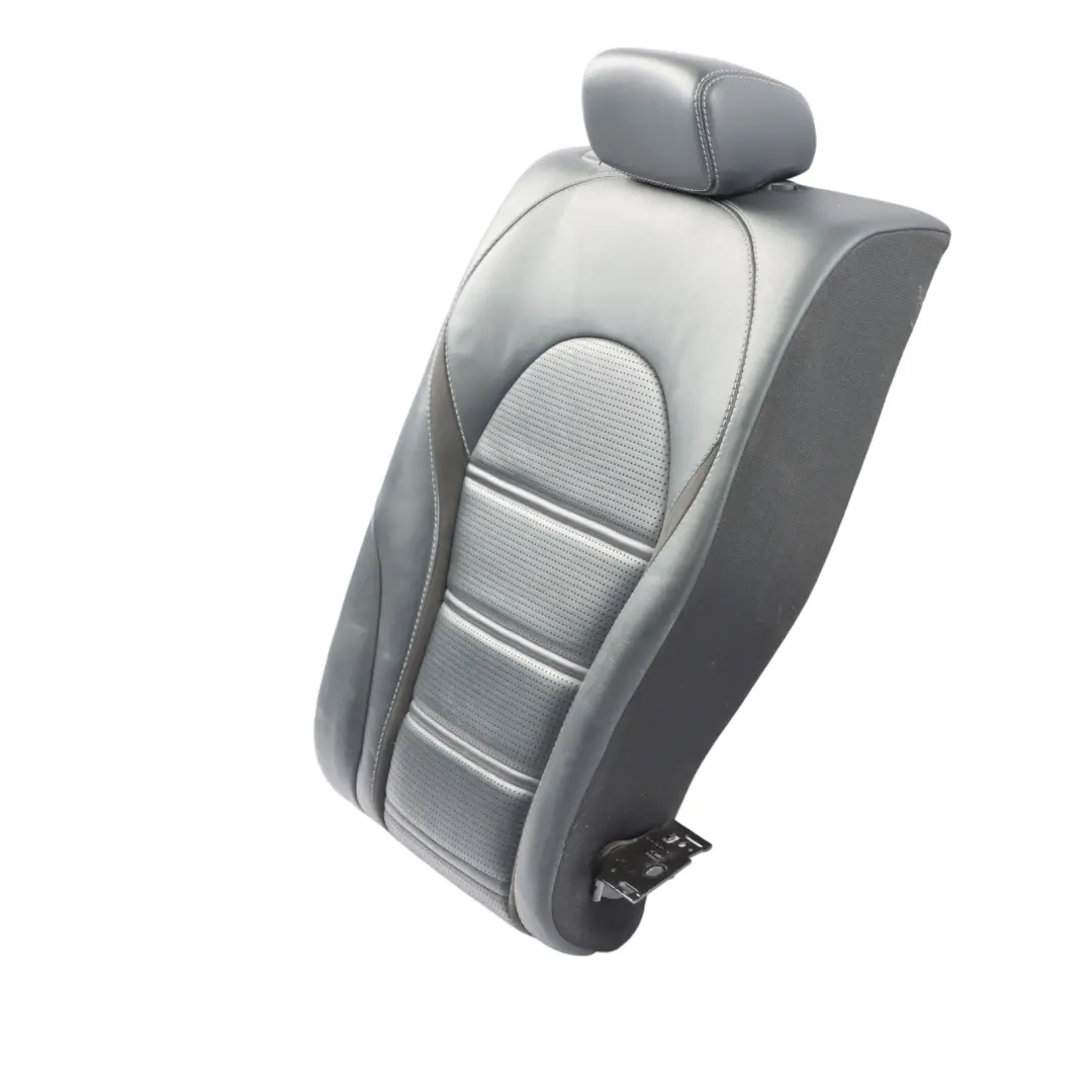 Mercedes W205 Couch Backrest Cover Rear Left N/S Leather Semi-Aniline Black